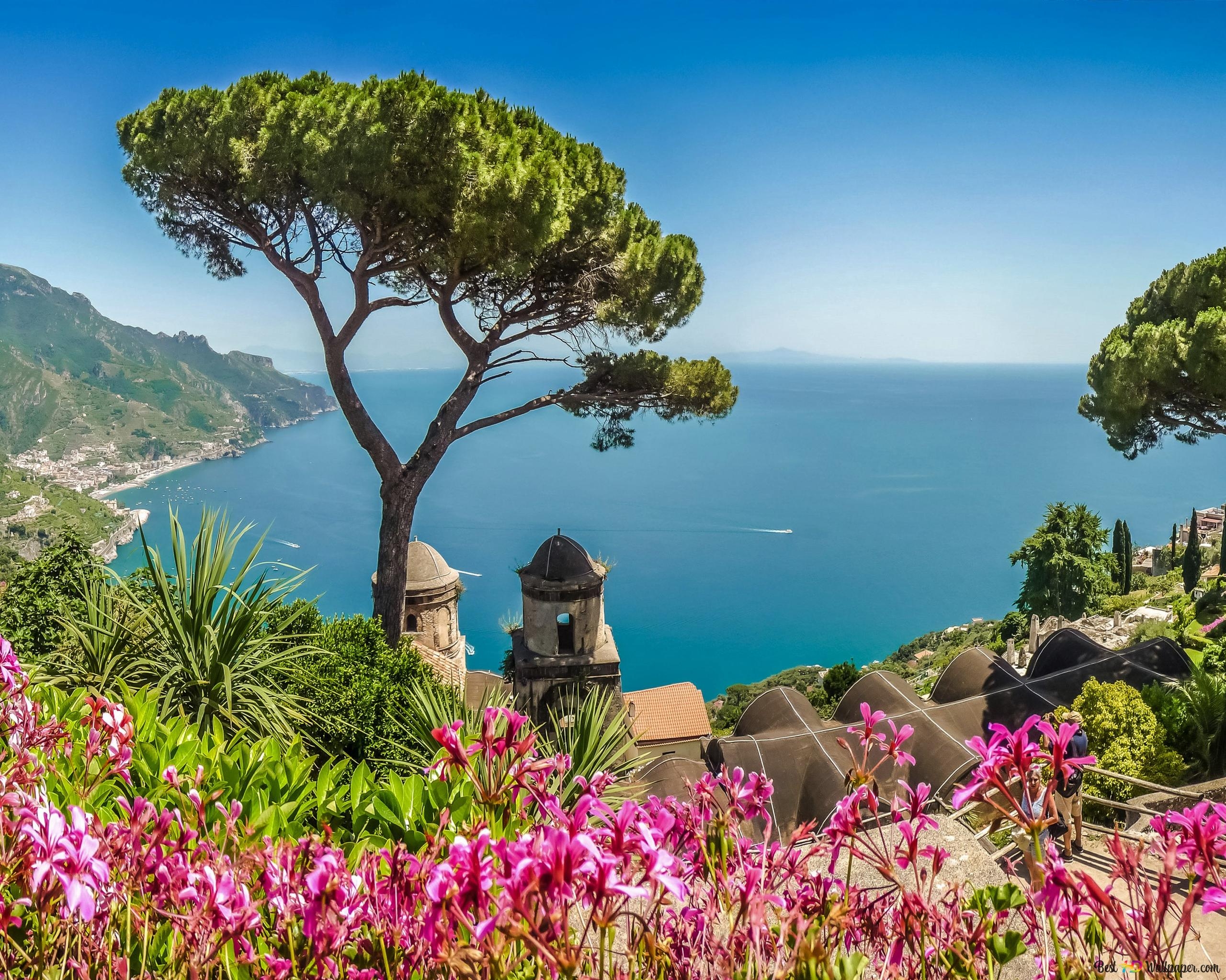 2560x2050 Amalfi coastline, italy 4K wallpaper download, Desktop