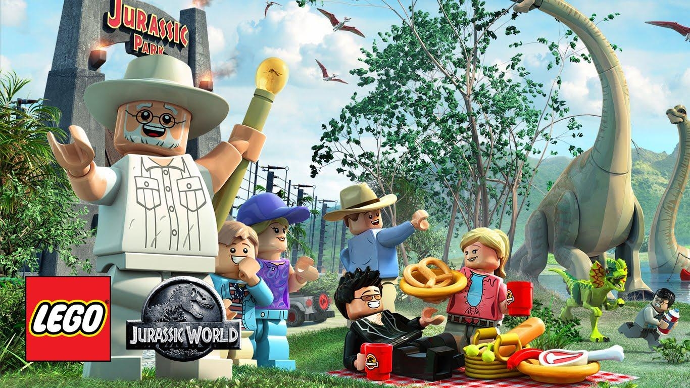 1370x770 Lego Jurassic World Wallpaper High Quality, Desktop