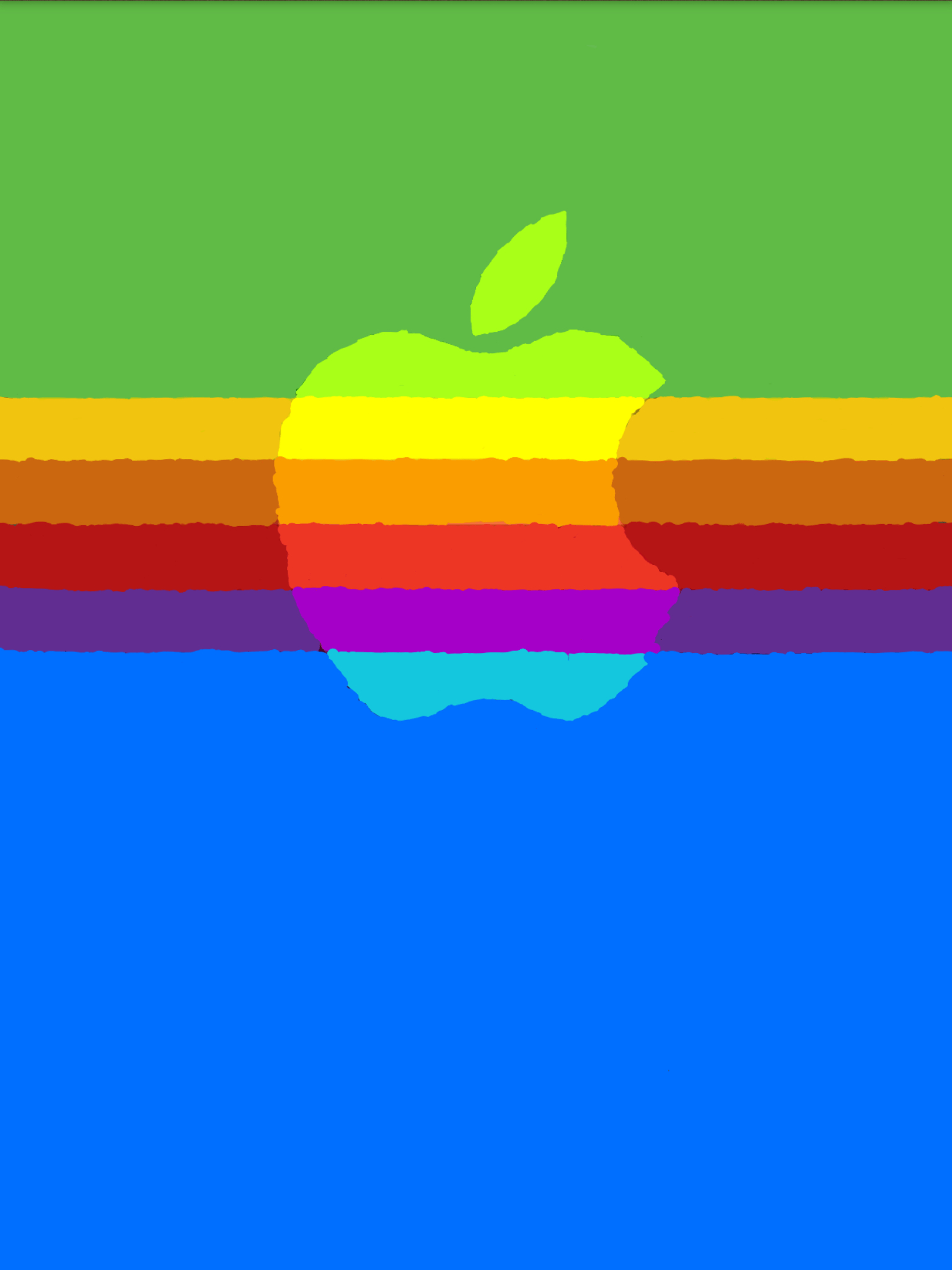 1540x2050 Rainbow Apple Wallpaperth Grade. Apple wallpaper, Phone