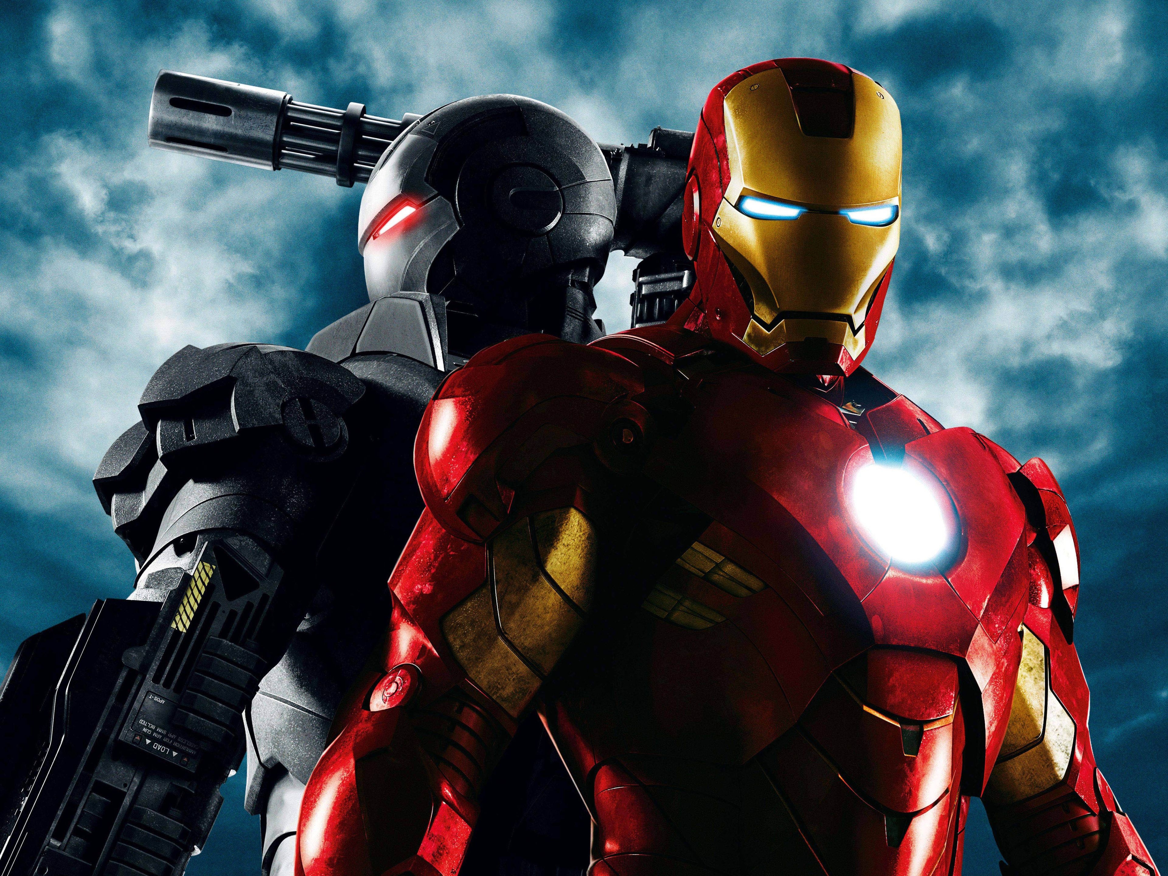 3840x2880 Iron Man 2 (2010) War Machine & Iron Man 4K UHD 4:3, Desktop