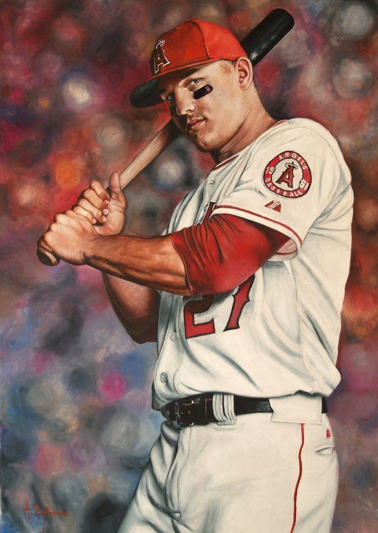 760x1070 Mike Trout, Phone