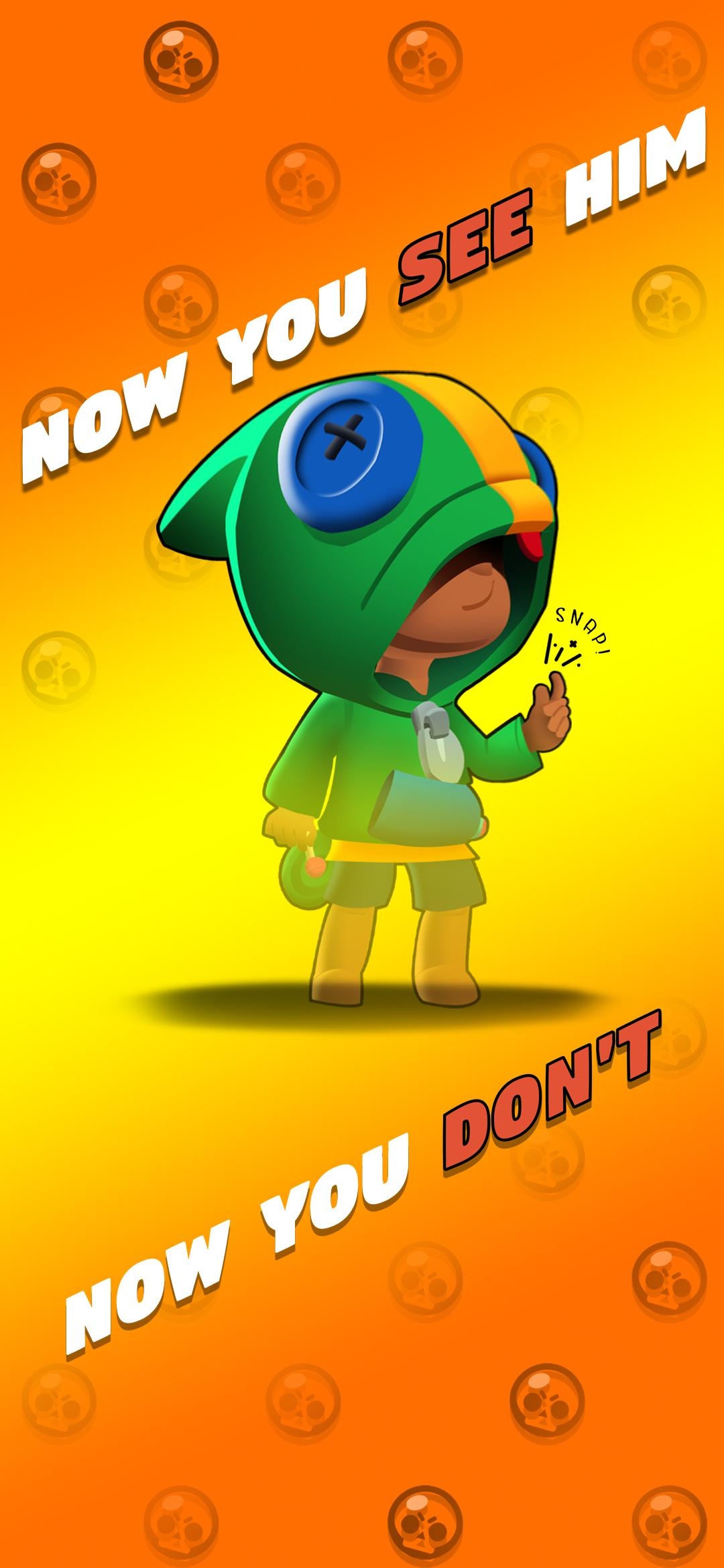 1080x2340 Kids N Fun.com. Smartphone Wallpaper Brawl Stars Leon, Phone