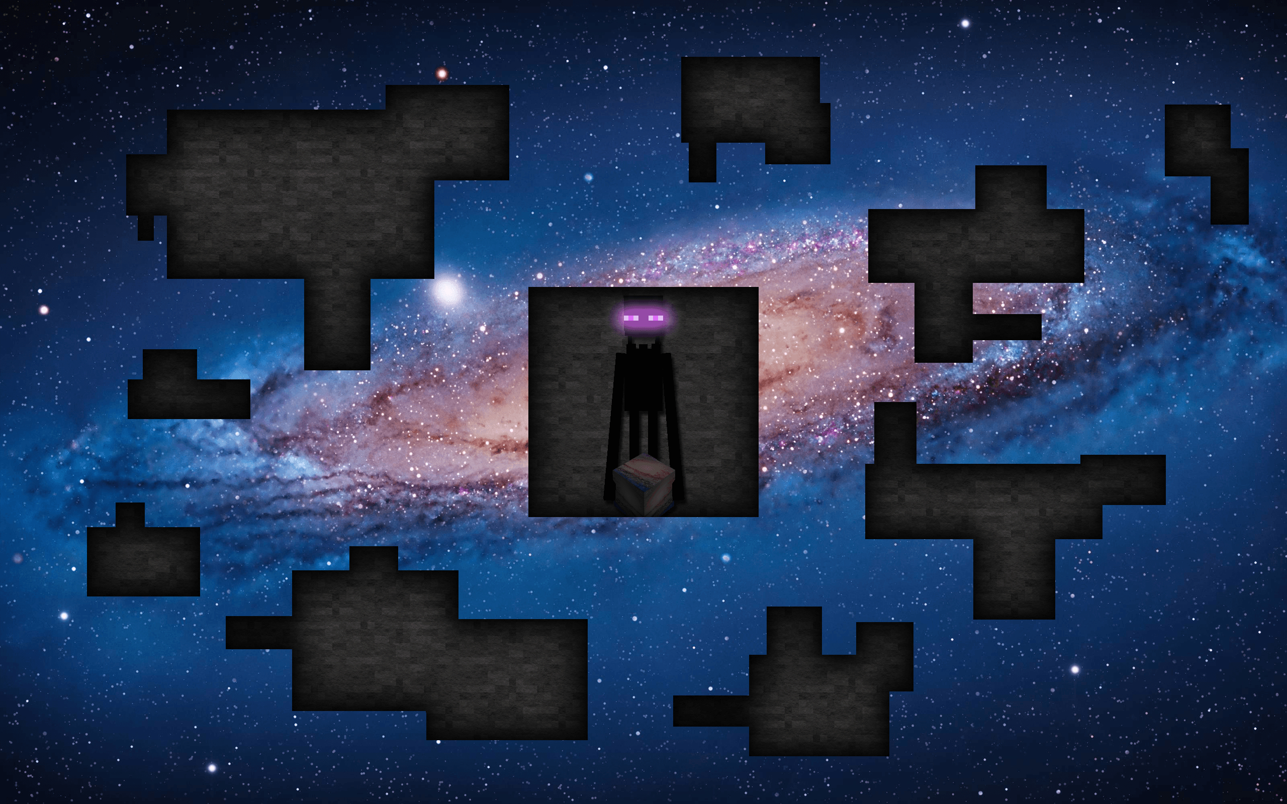 2560x1600 Minecraft Enderman Wallpaper, Desktop