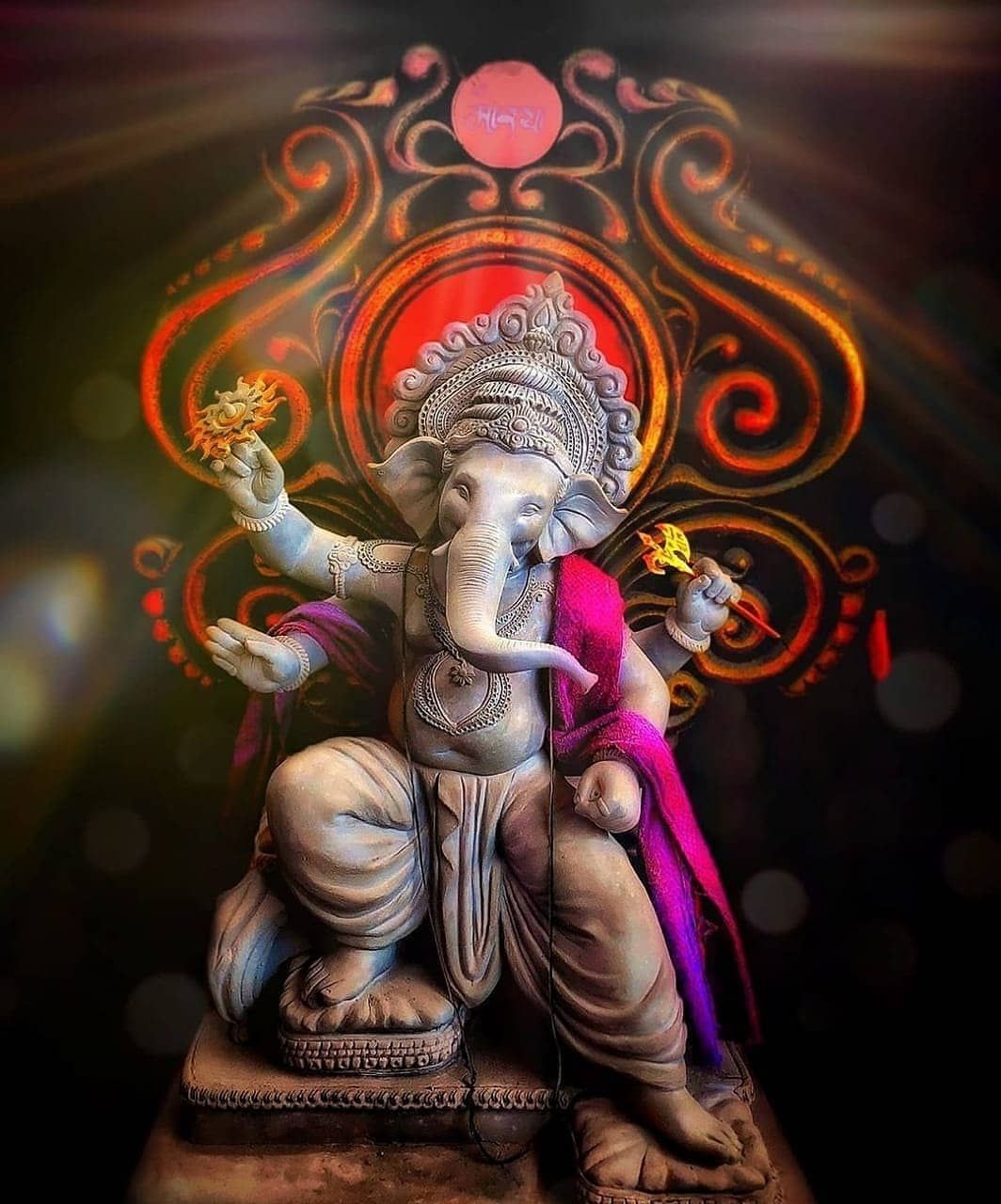 1070x1280 Mumbai Ganesha® on Instagram: “#mumbai_ganesha.. Mumbai Ganesha. #maharashtra #mumbai #mumbai_ig. Ganesha picture, Ganesh statue, Hanuman pics, Phone