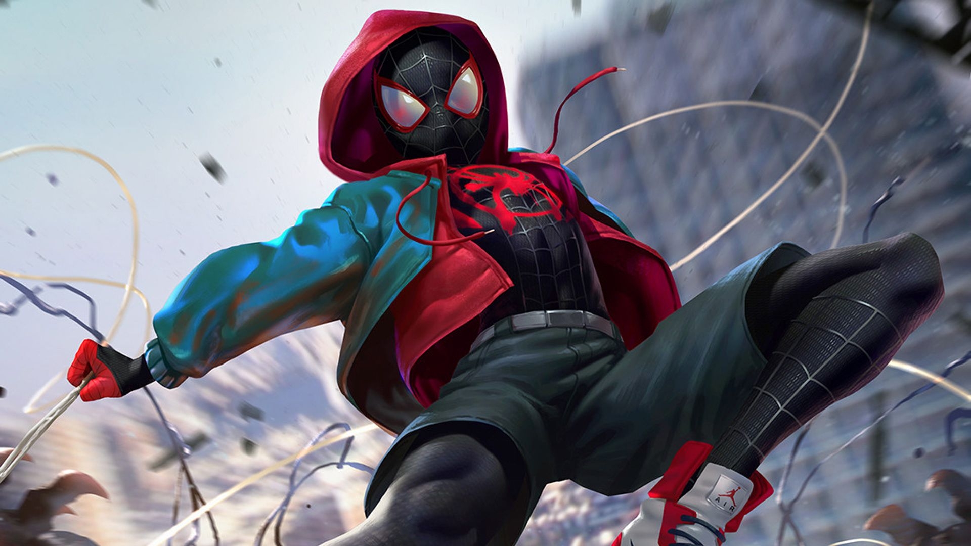 1920x1080 Spider Man Into The Spider Verse Miles Morales Wallpaper, Desktop