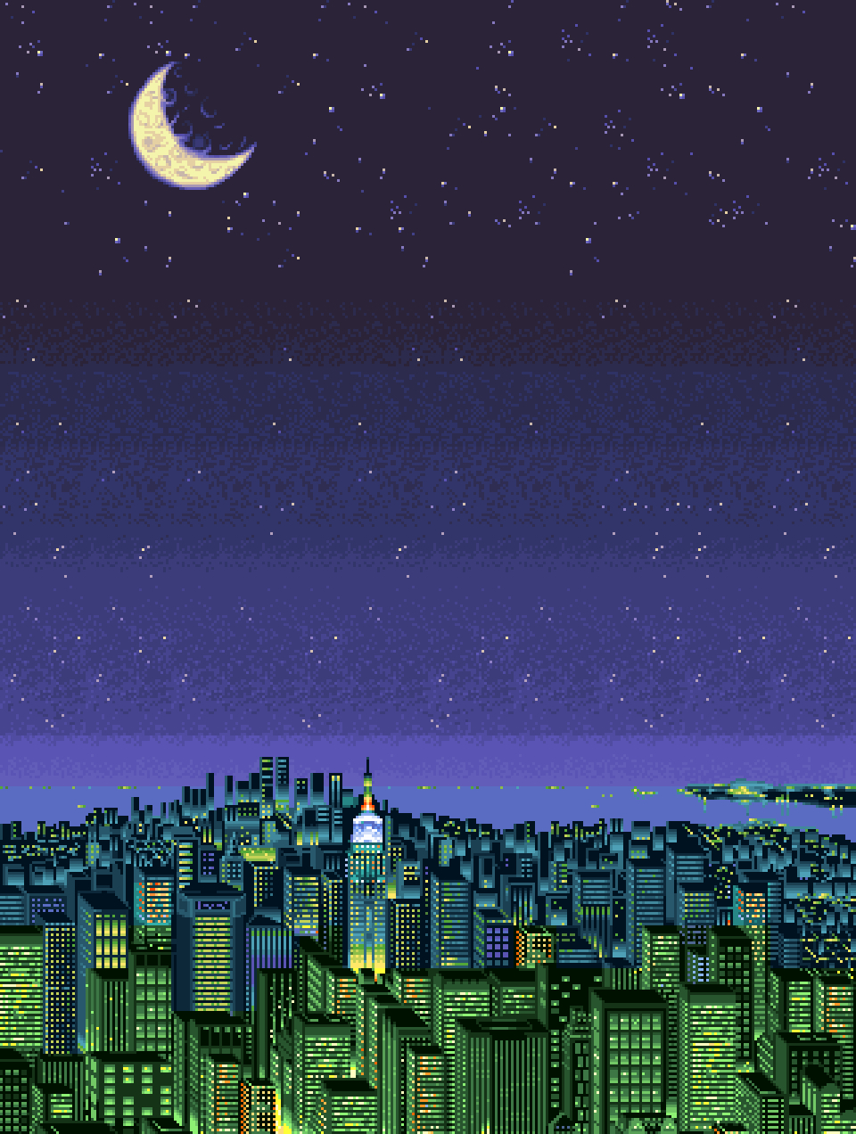 960x1280 Tatsumi Osaka. Pixel City, Pixel Art, Pop Art, Phone