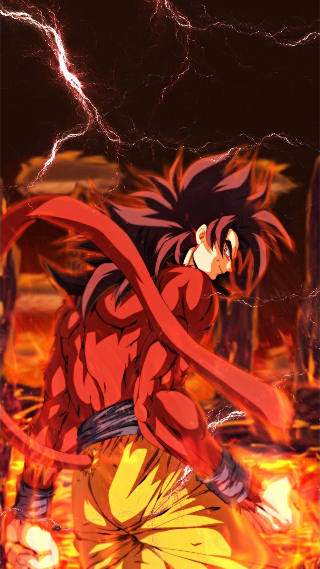 1080x1920 Goku SSJ4 Wallpaper. Dragon Ball Z Dokkan, Phone