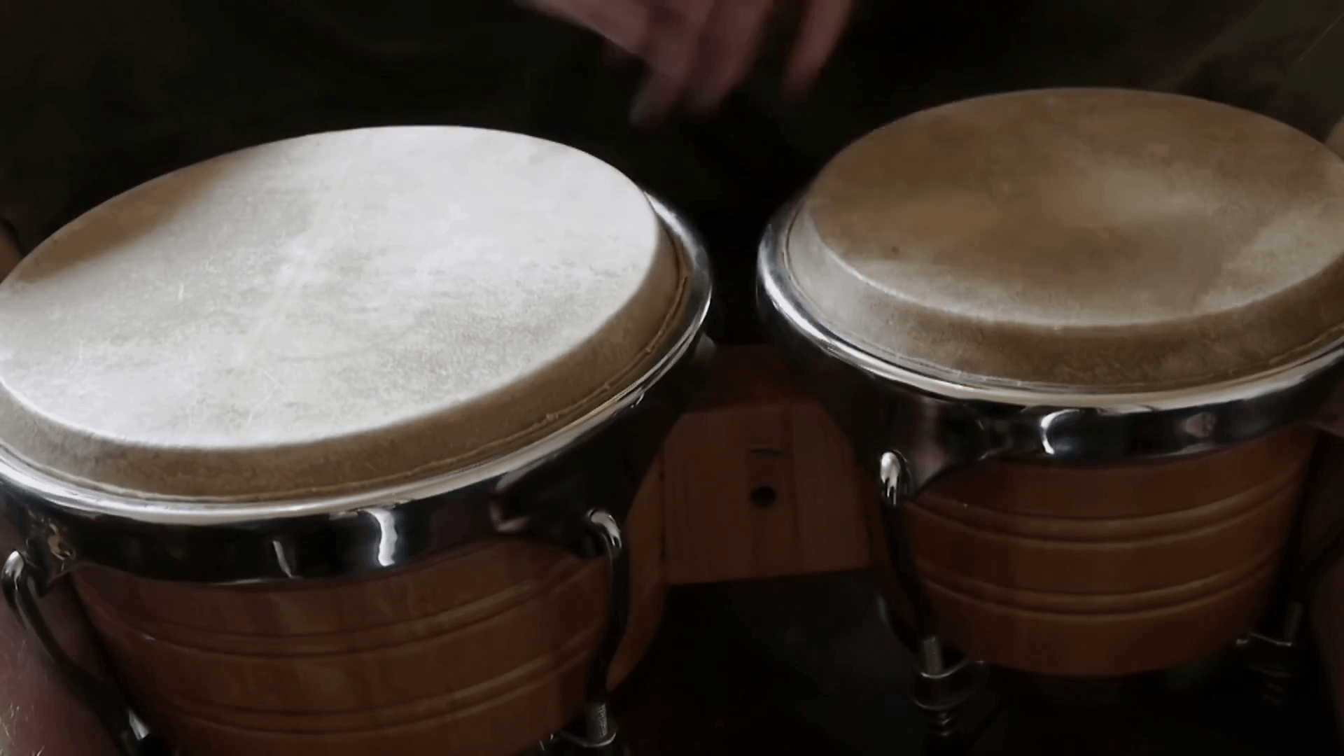 1920x1080 close up playing bongo drums Stock Video Footage, Desktop