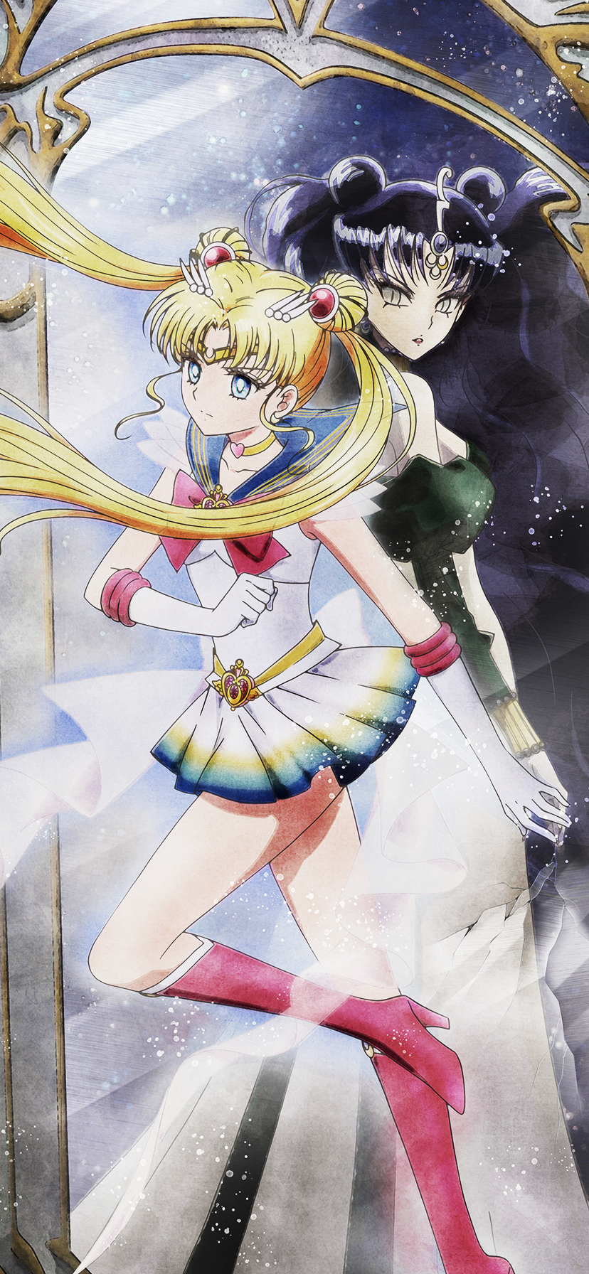 830x1800 Sailor Moon Crystal Wallpaper, Phone