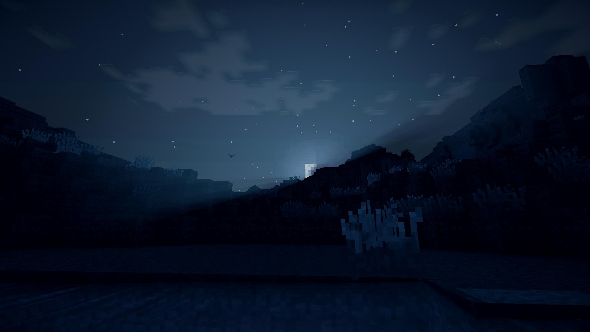 1920x1080 Minecraft Night Wallpaper Free Minecraft Night Background, Desktop