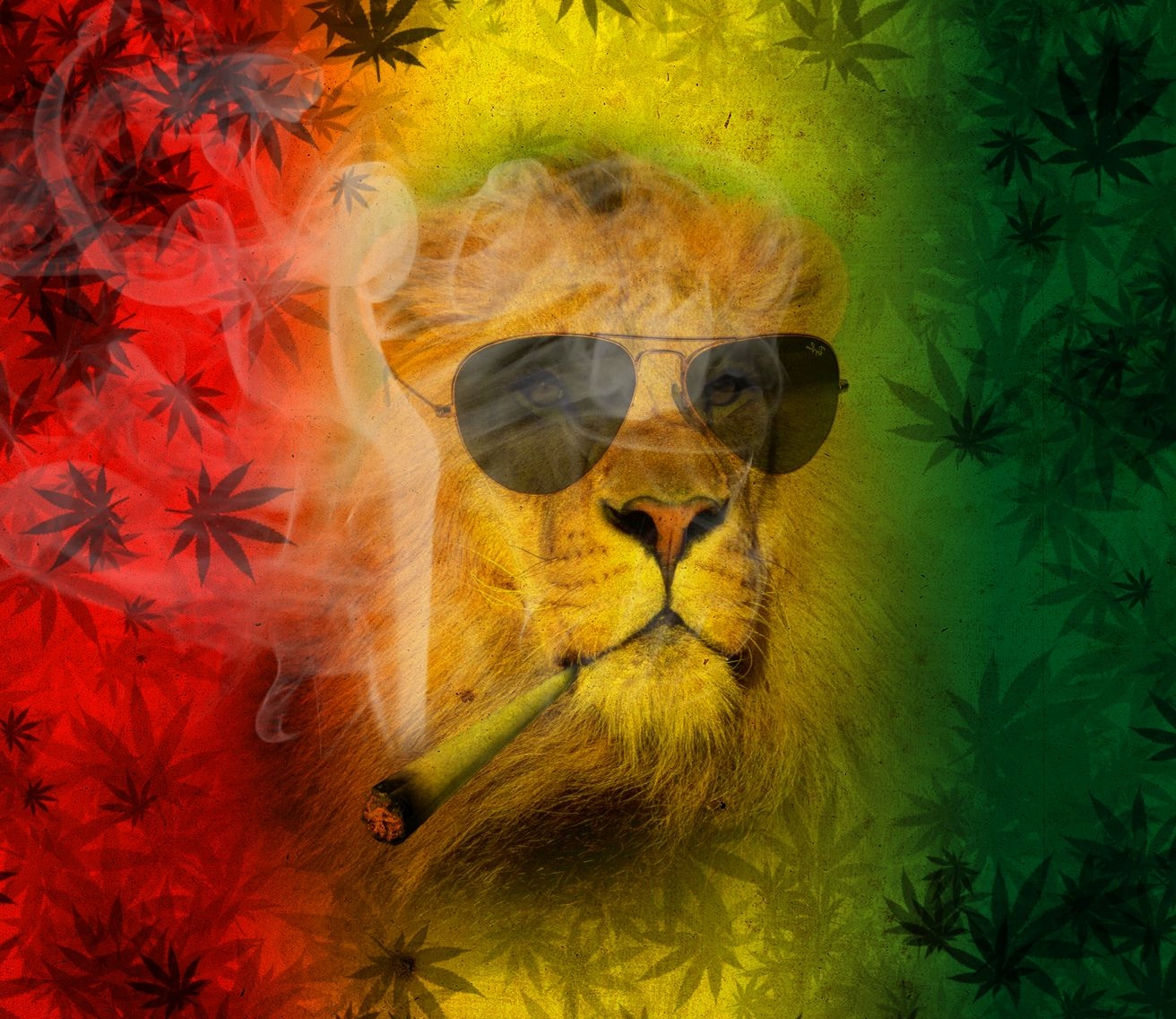 1320x1140 Reggae Lion Wallpaper, Desktop