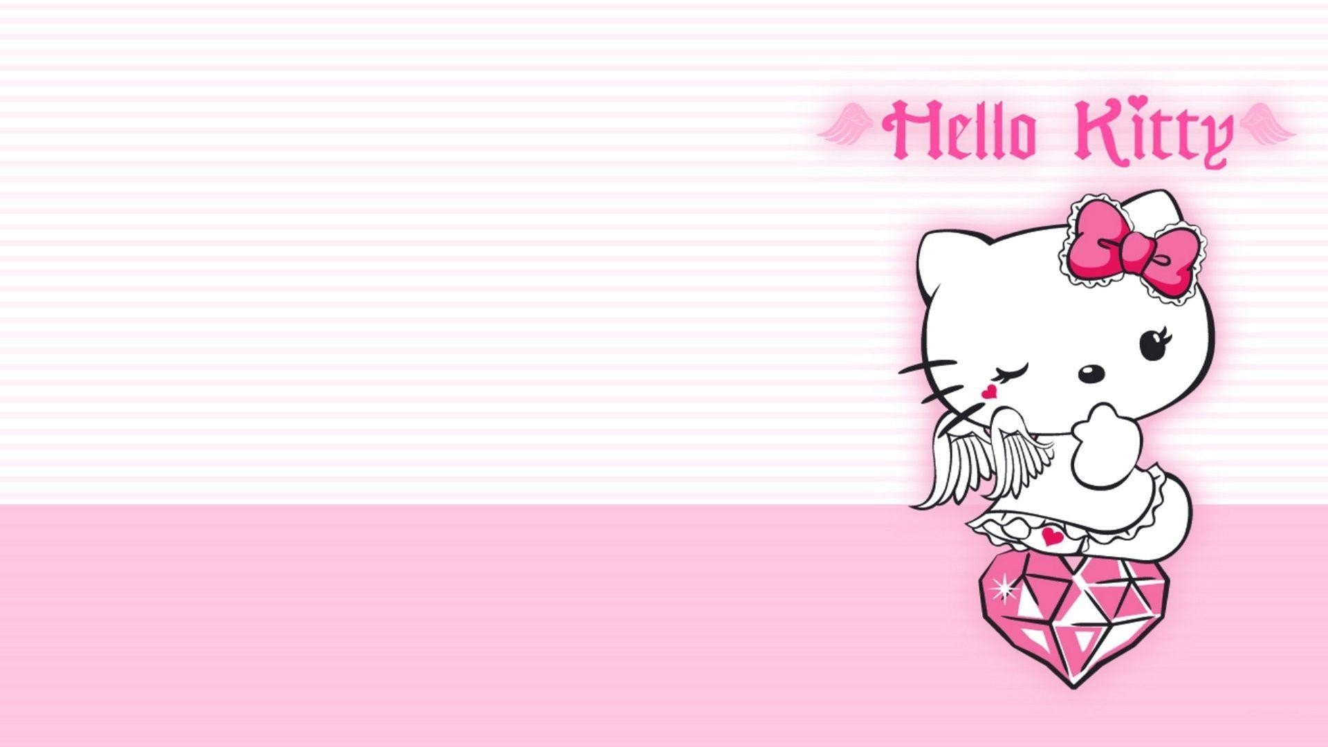 1920x1080 Cute Wallpaper of Hello Kitty, Desktop