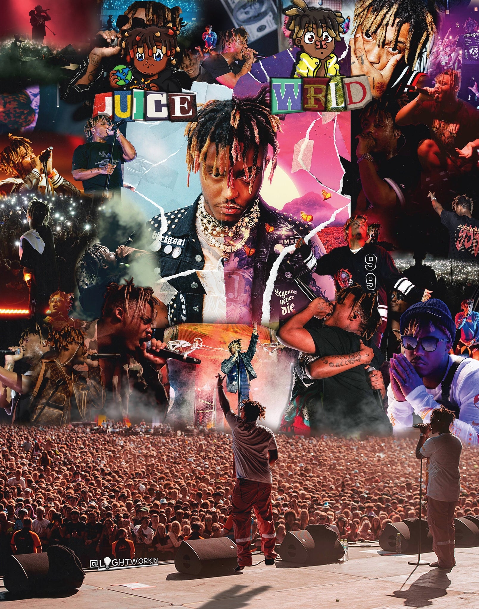 1610x2050 Juice WRLD Poster, Phone