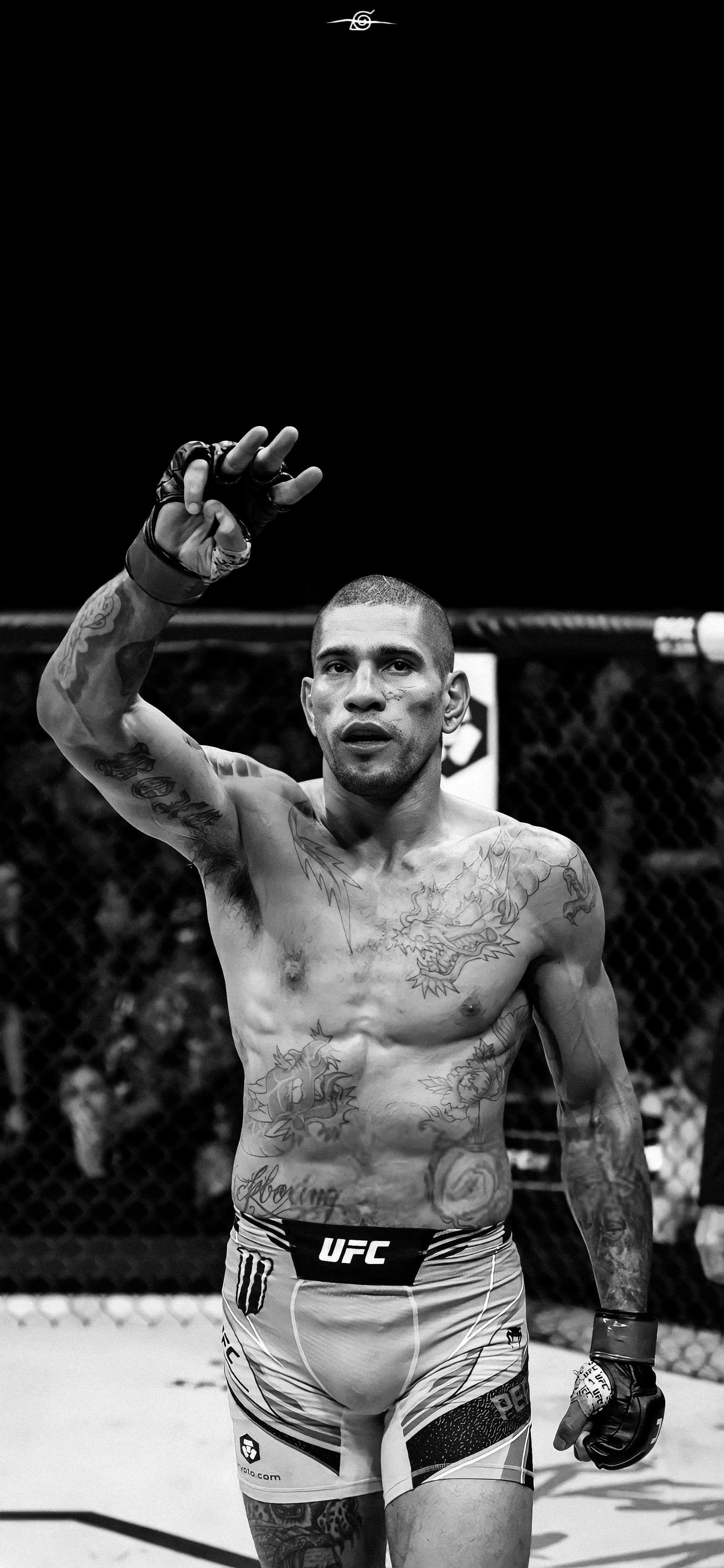 1890x4100 بوعّوف - #Wallpaper Pereira - #UFC281, Phone