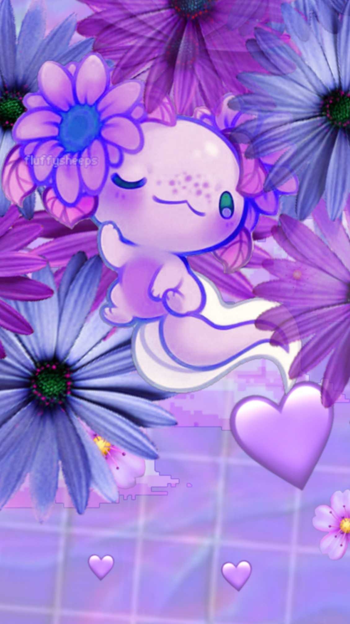 1130x2010 Kawaii Axolotl Wallpaper Free Kawaii Axolotl Background, Phone