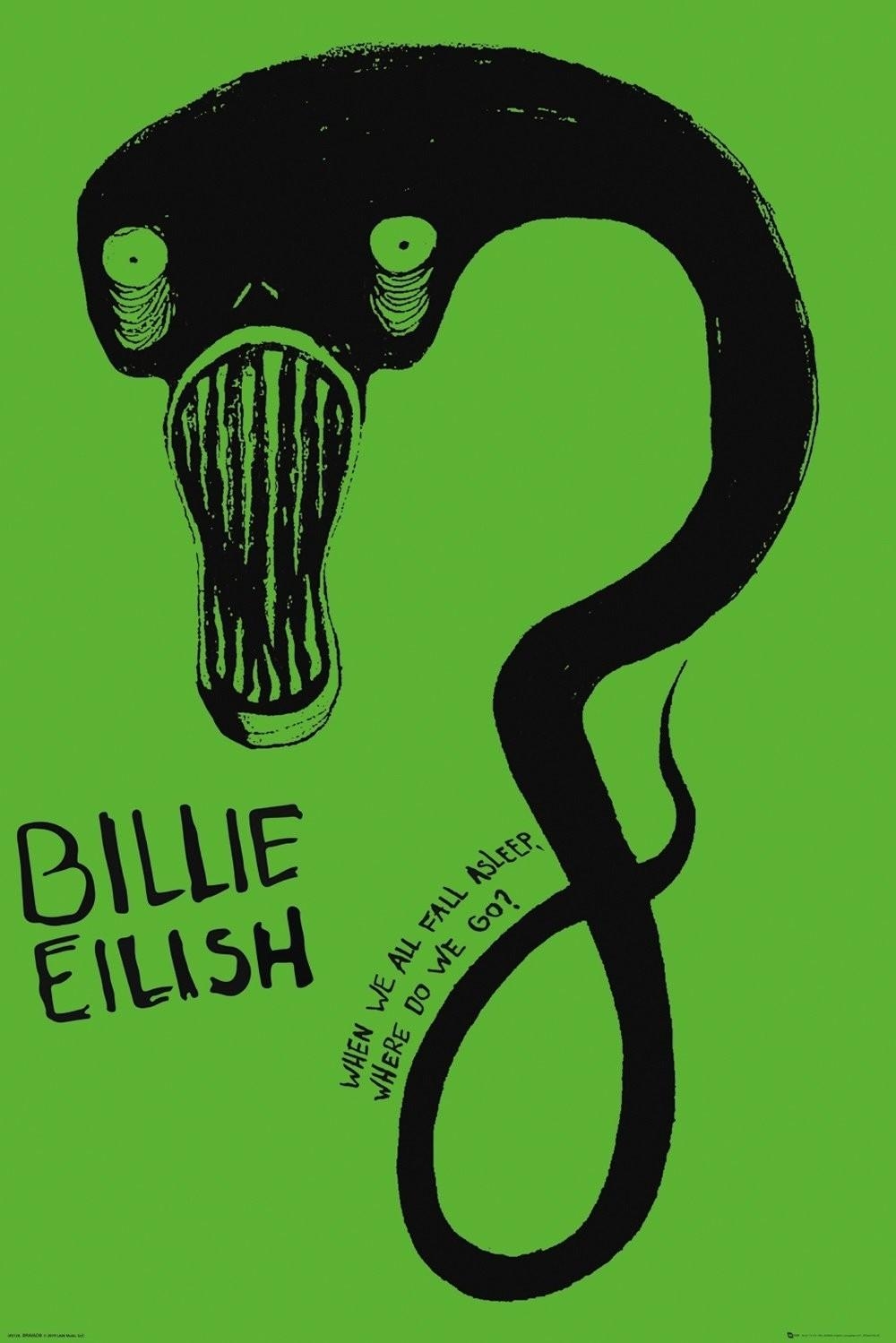 1000x1500 Billie Eilish Ghoul Poster 61x91.5cm, Phone