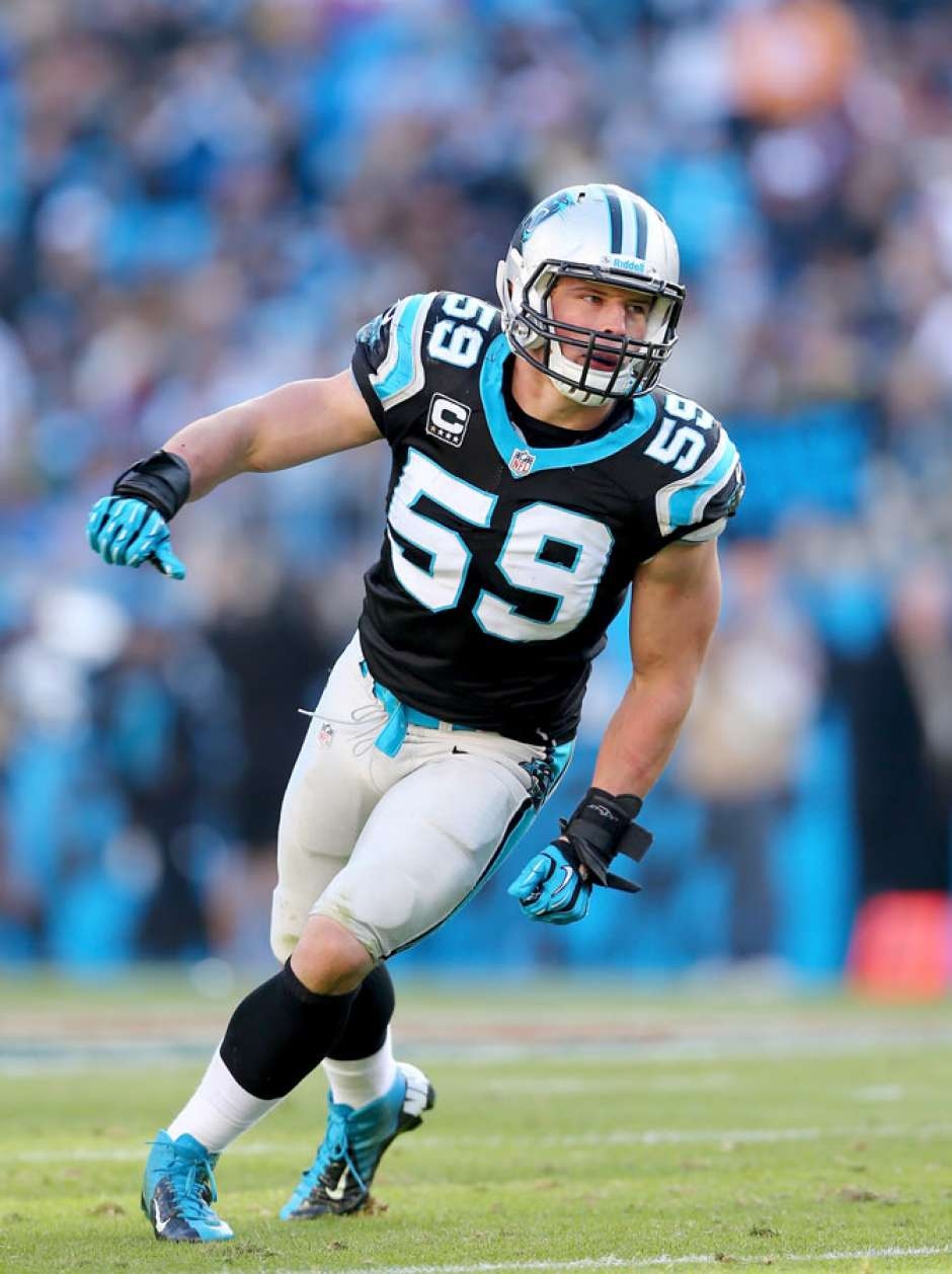 940x1260 Wall Hit: Luke Kuechly, Phone