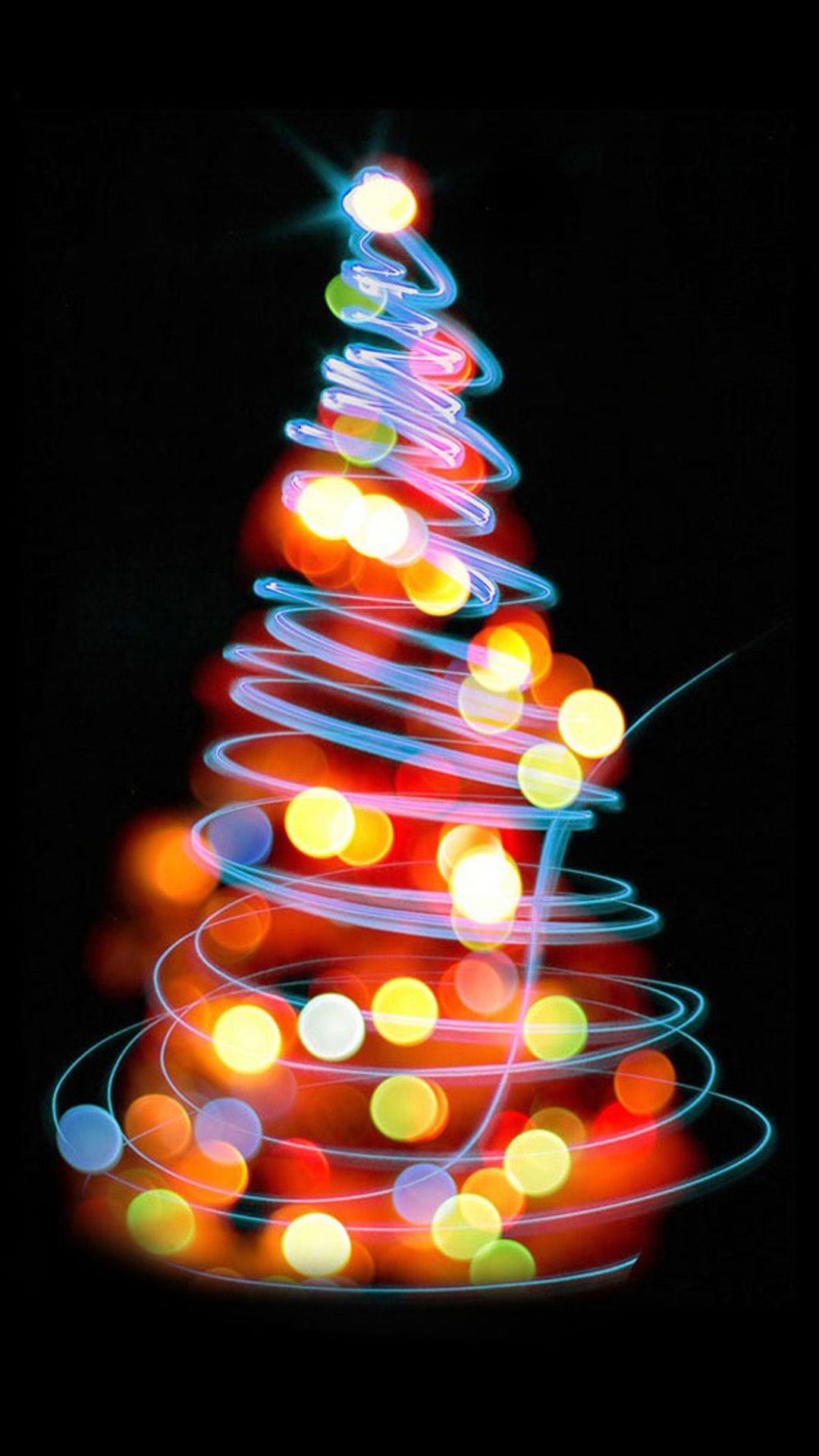 1080x1920 Christmas Lights iPhone Wallpaper, Phone