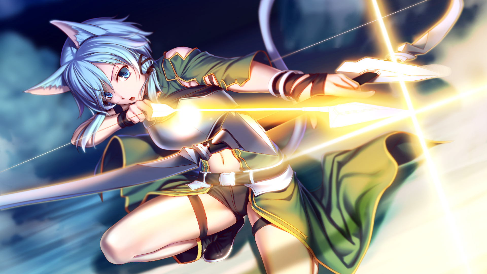 1920x1080 Asada Shino (Sinon), Sword Art Online, Sword Art Online II HD, Desktop