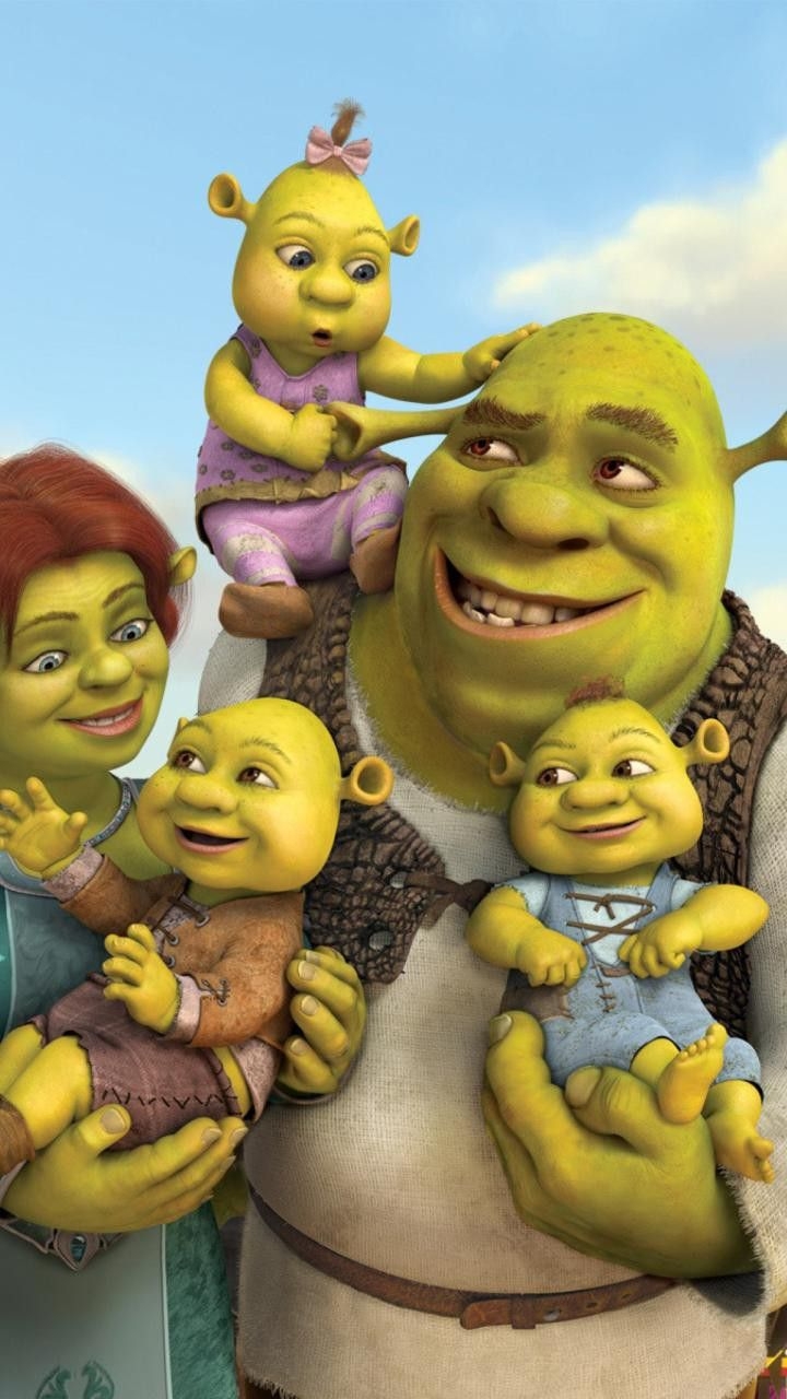 720x1280 Shrek and family, Phone