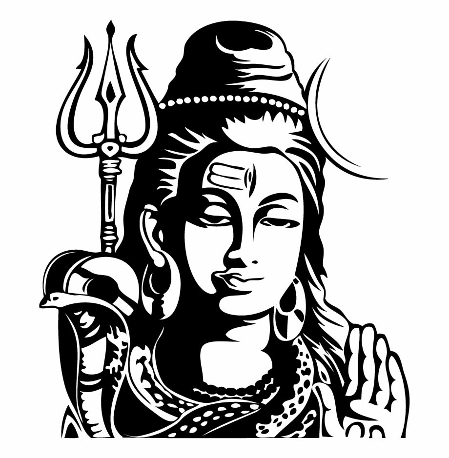 920x940 Free Shiva Black And White, Download Free Clip Art, Free Clip Art on Clipart Library, Phone