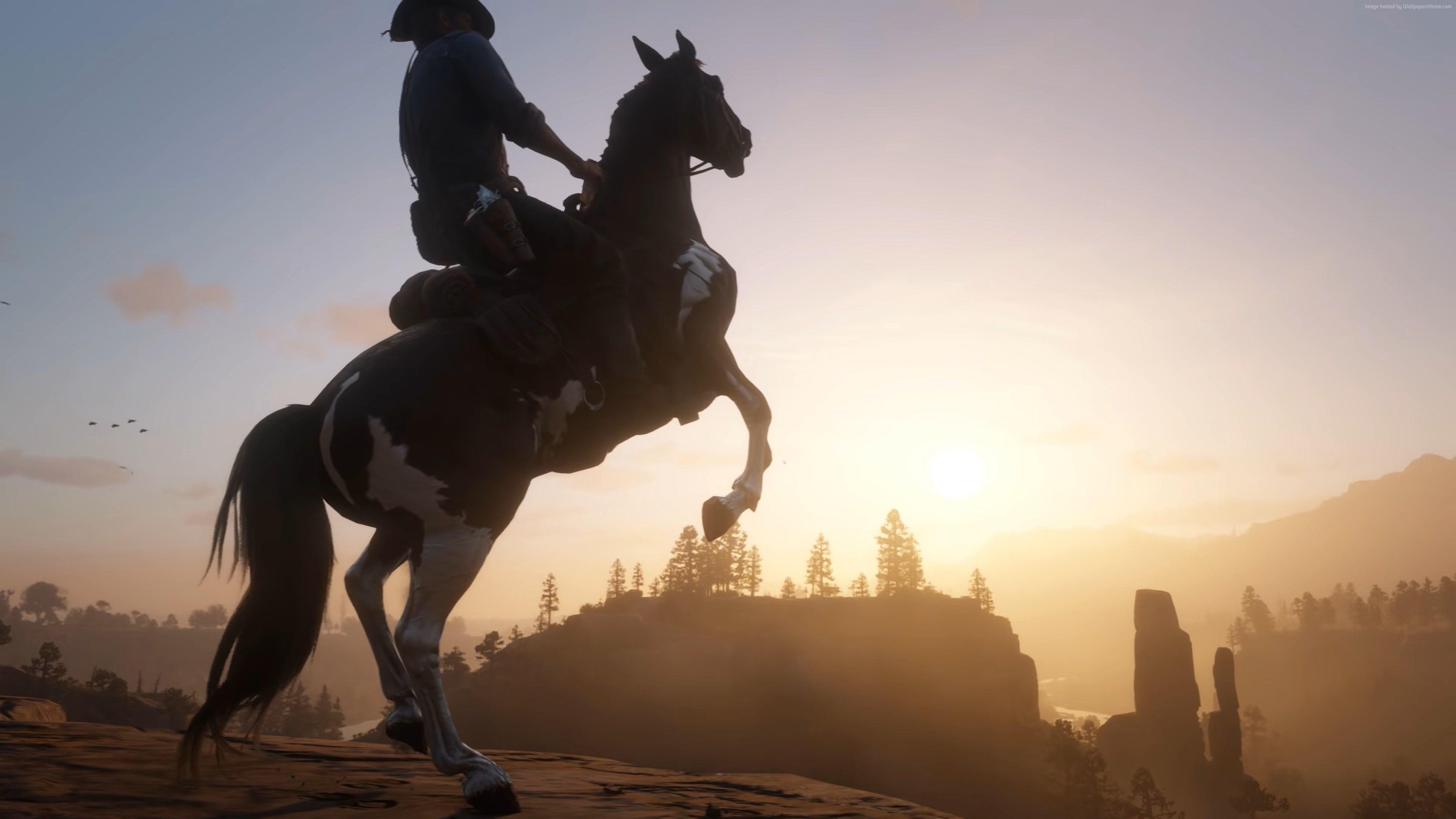 3840x2160 Horse Red Dead Redemption 2 Wallpaper Free Horse Red Dead, Desktop