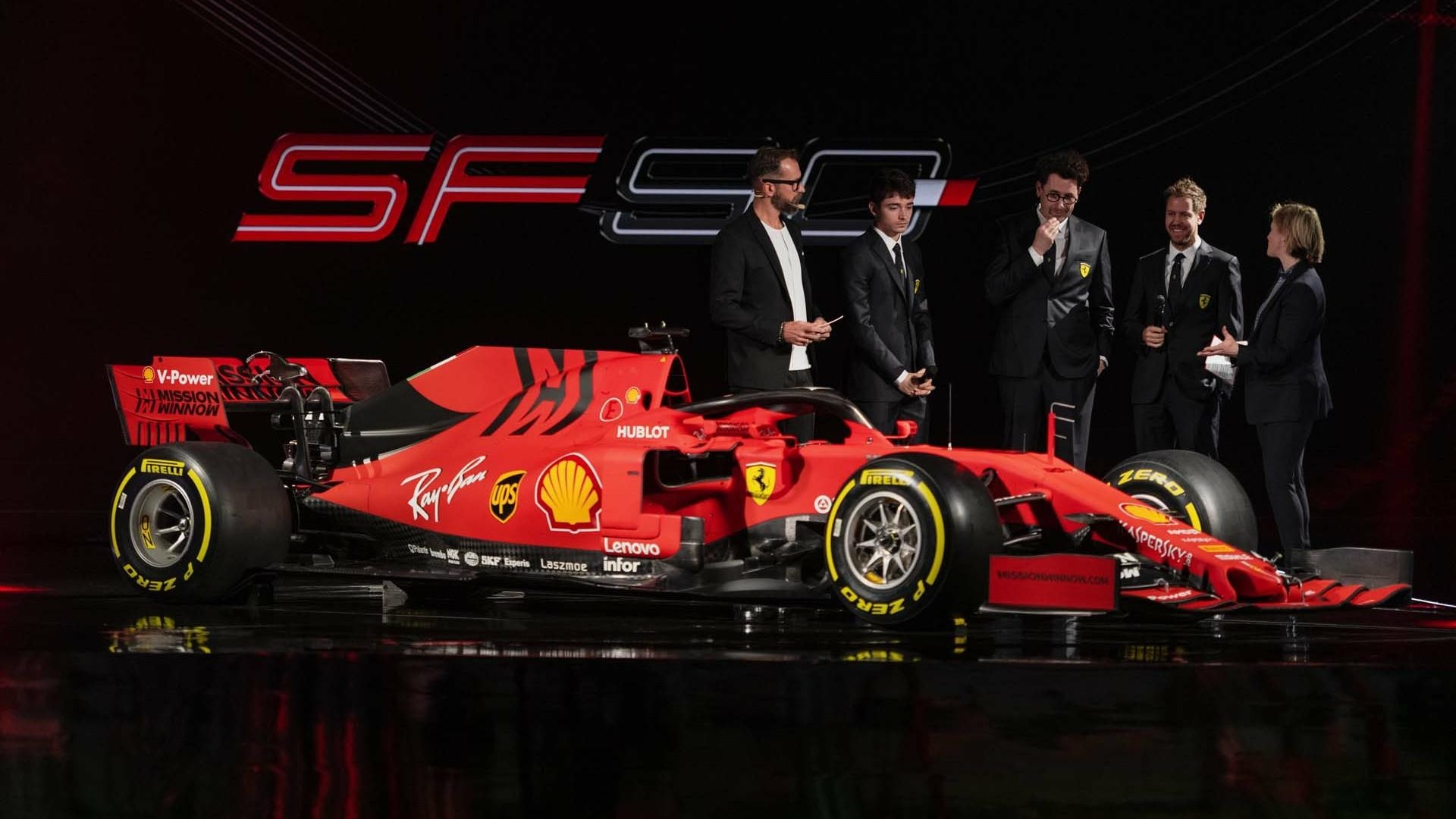 1920x1080 Ferrari Unveils Latest F1 Racer To Challenge Mercedes AMG, Desktop