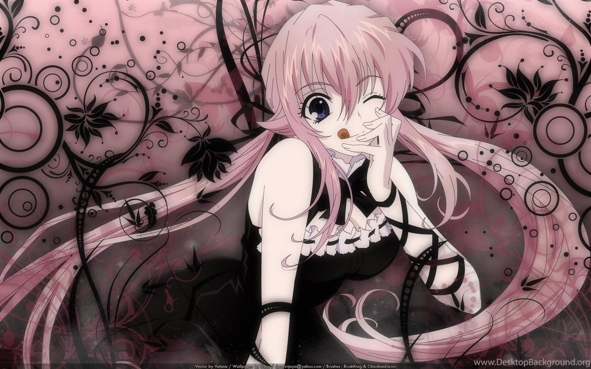 1920x1200 Wallpaper Violet Pink Girl Anime 1920 X 1200 Anime Manga Japan. Desktop Background, Desktop