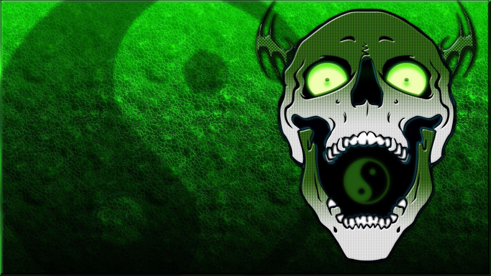 1920x1080 Skull yin yang wallpaperx1080, Desktop