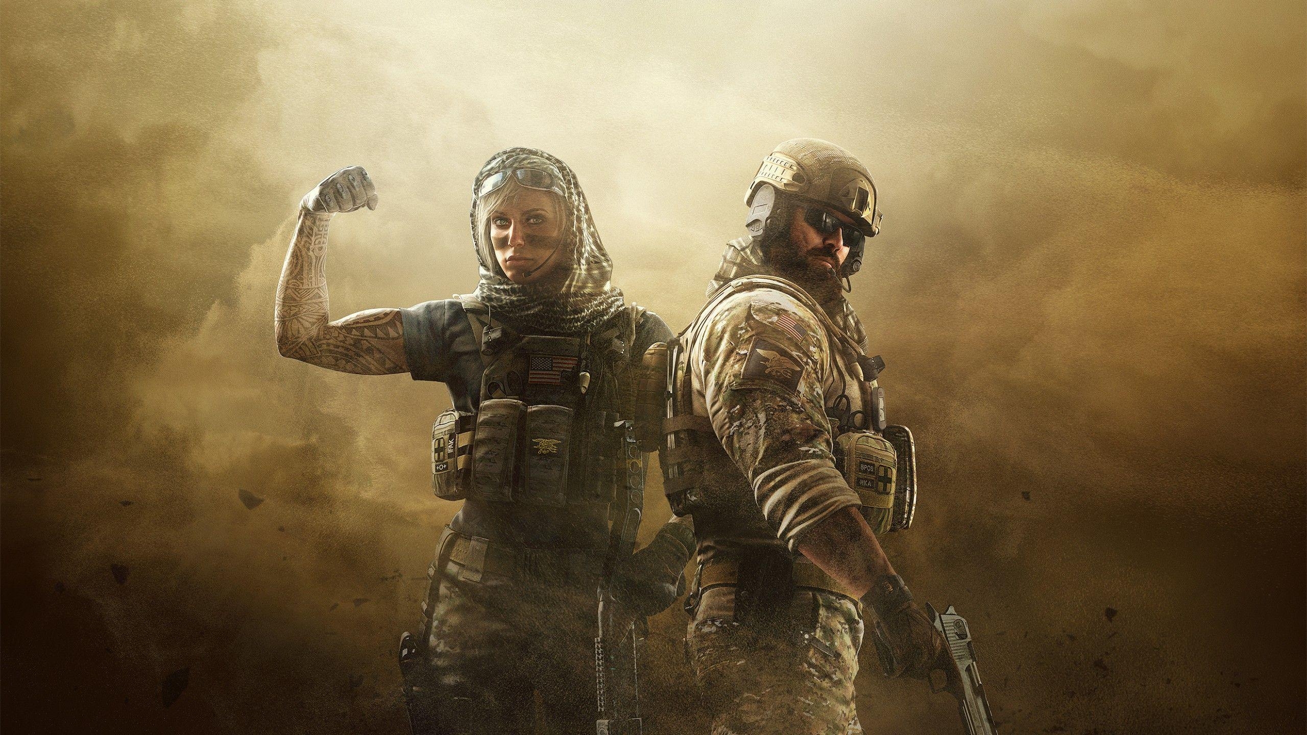 2560x1440 Wallpaper Blackbeard, Valkyrie, Rainbow Six Siege, Operation Dust, Desktop