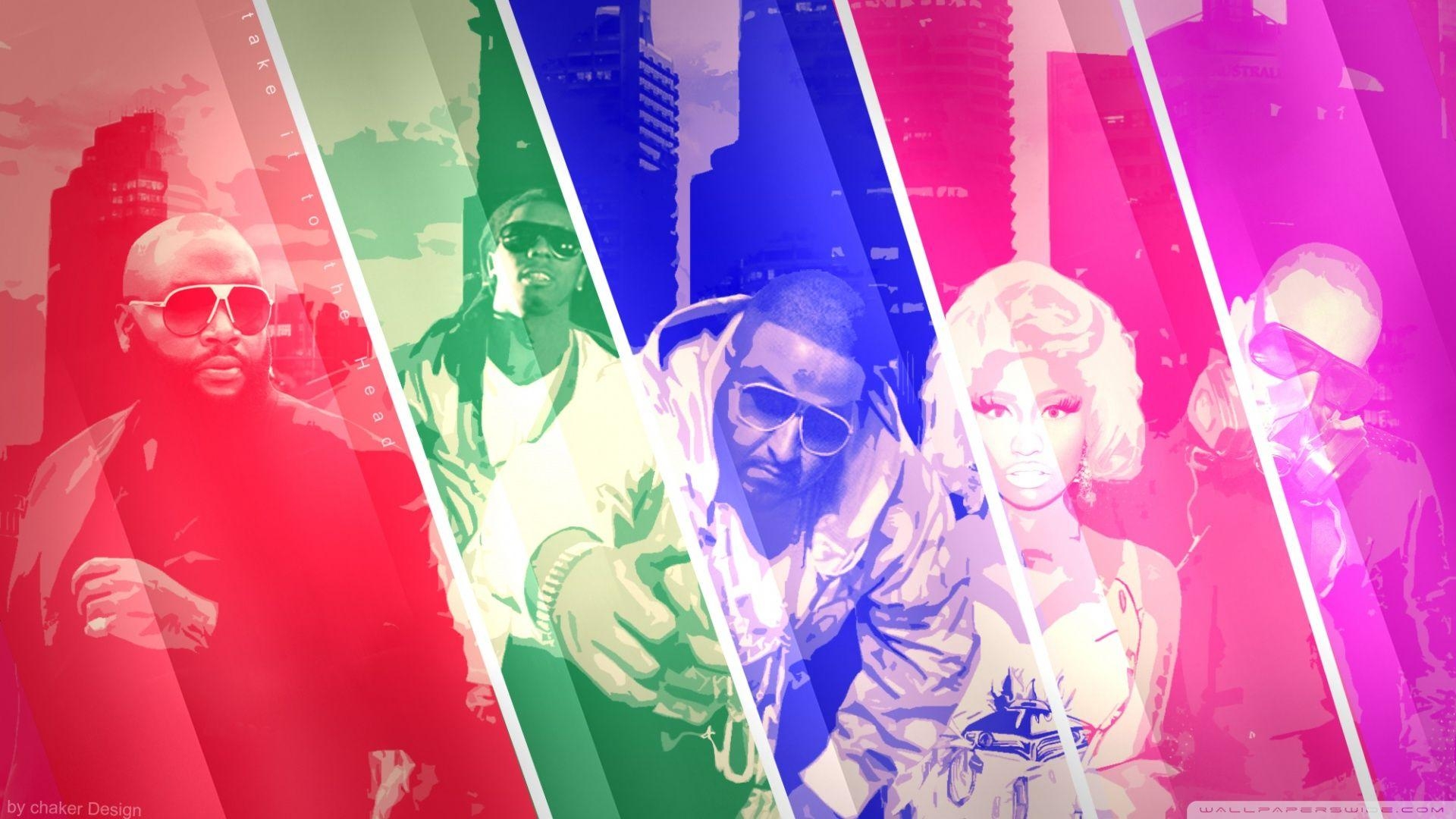 1920x1080 Chris Brown, Nicki Minaj, Rick Ross, Dj Khaled, Lil Wayne it, Desktop