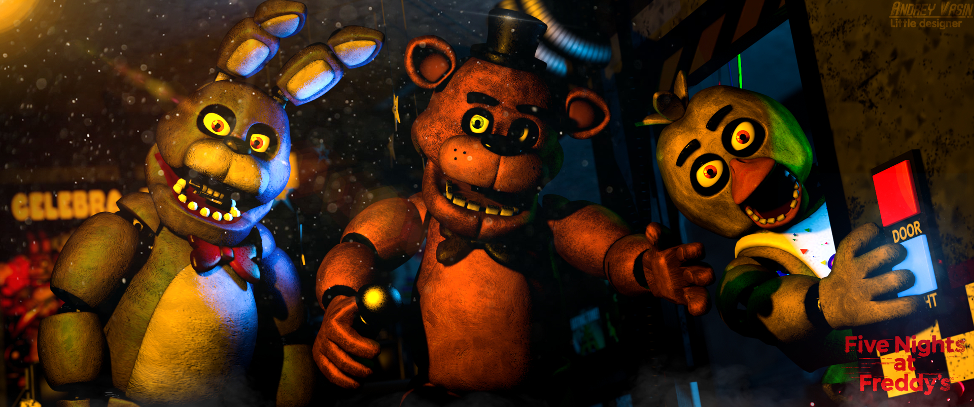 1920x810 Fnaf 1 Poster I Didn't Have Time To Close. Well Or Wallpaper. Full Version I OTLBYfqg_KwbuQ, Dual Screen