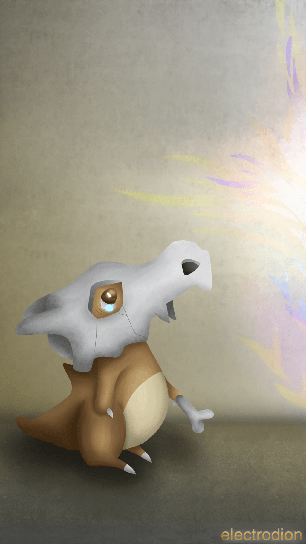 1030x1820 Remake: Cubone Smartphone Wallpaper [QHD], Phone