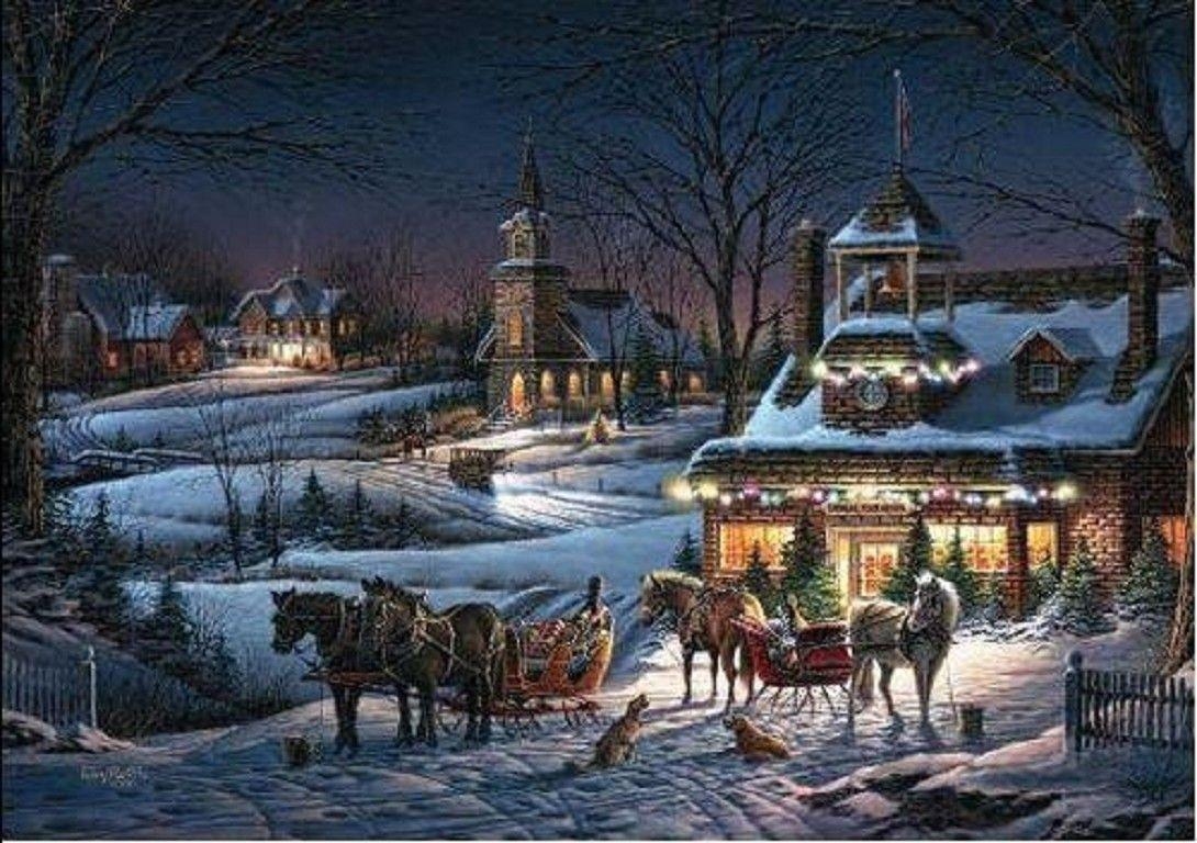 1090x770 Winter Village Wallpaper Free Winter Village, Desktop