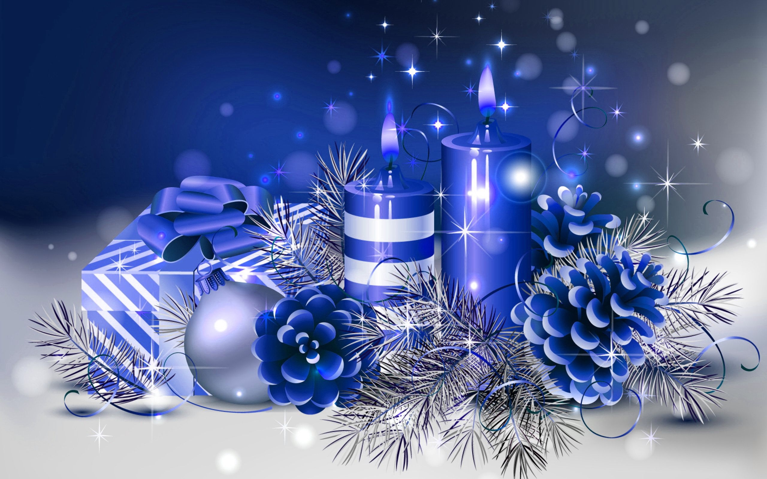 2560x1600 Merry Christmas Tree Wallpaper free download, Desktop