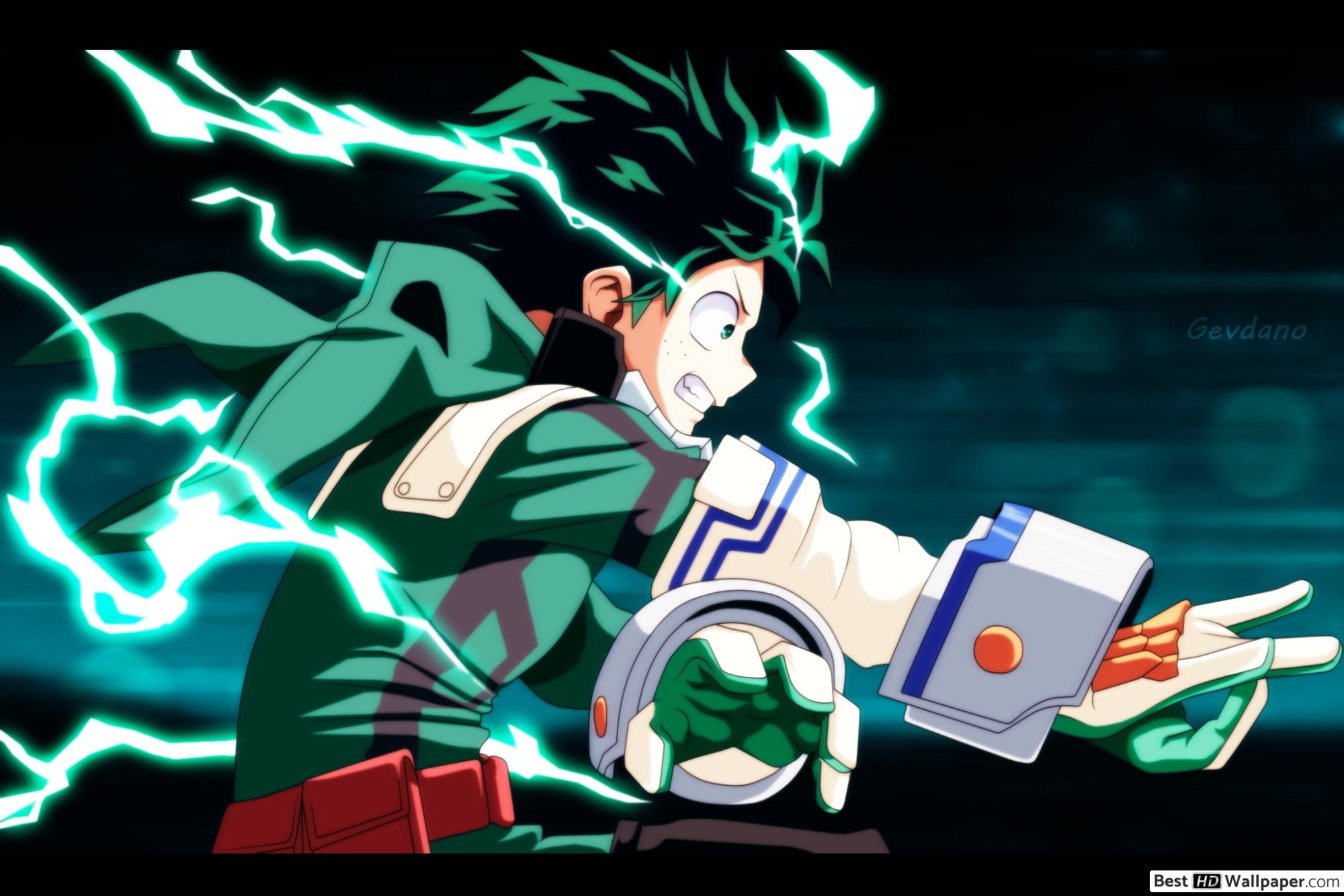 2000x1340 Deku Quirk Lightning HD wallpaper download, Desktop