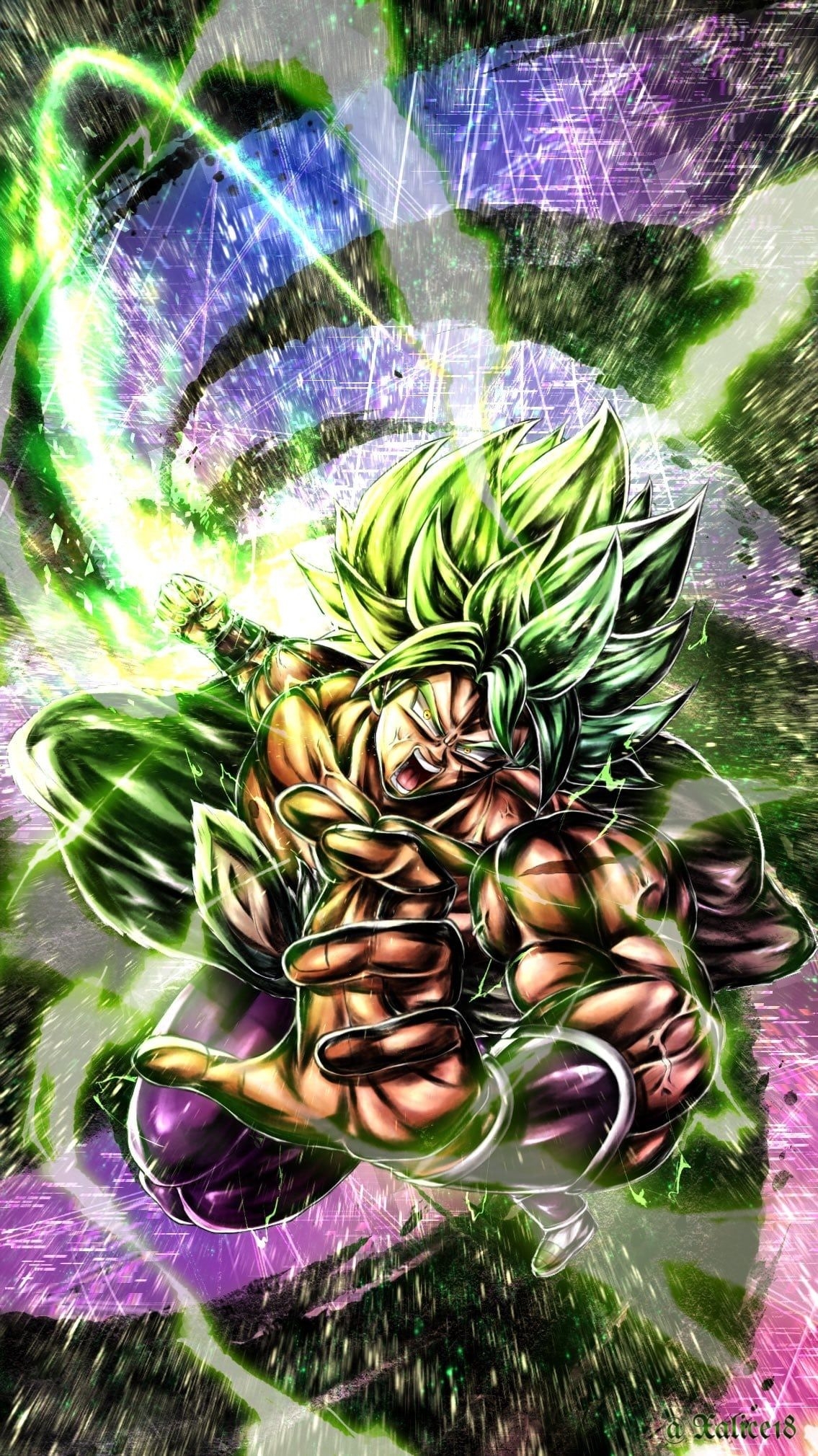 1140x2020 Super Saiyan Broly Wallpaper Free HD Wallpaper, Phone