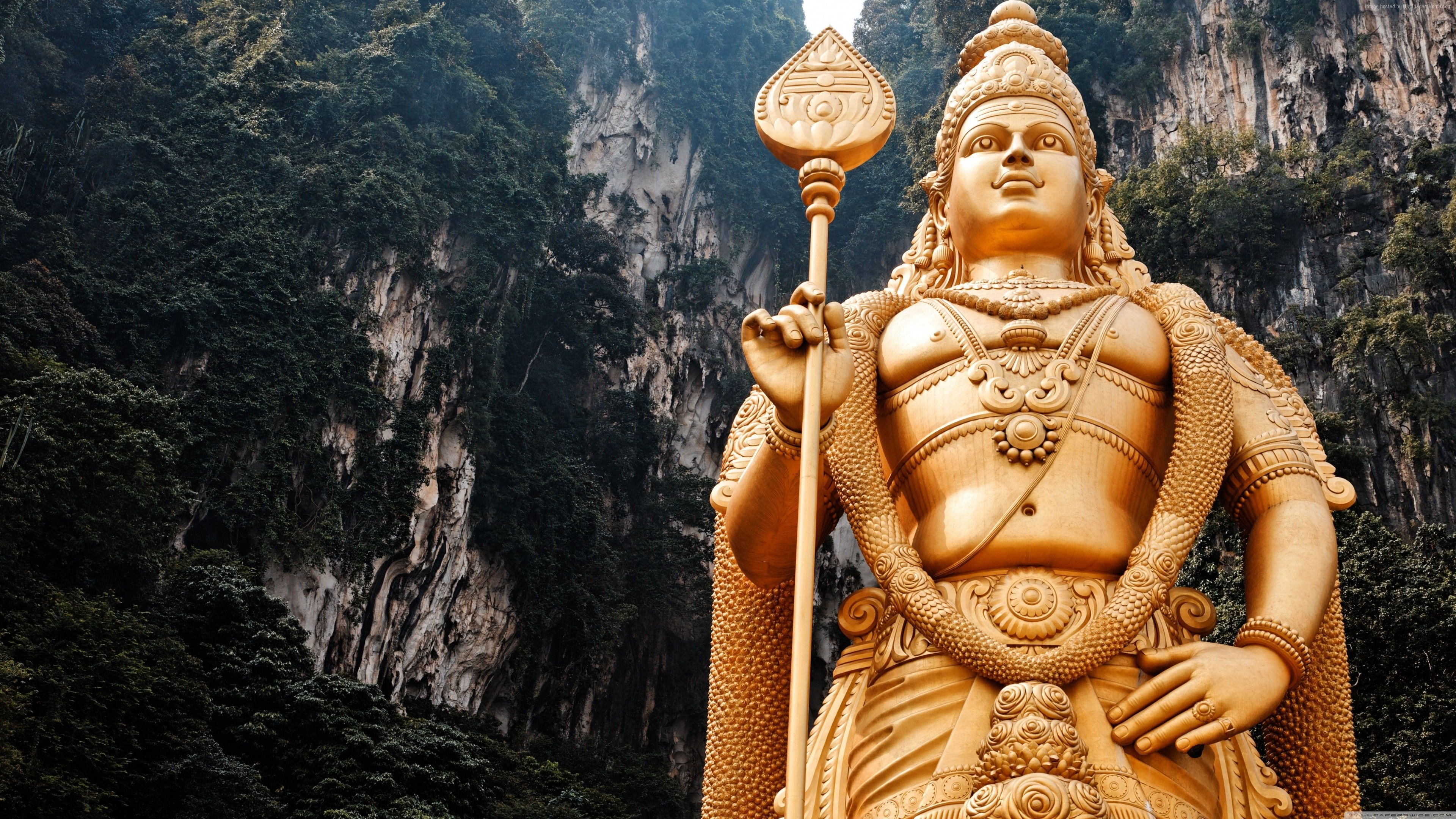 3840x2160 Wallpaper Lord Murugan Statue, Malaysia, Travel Wallpaper Download, Desktop