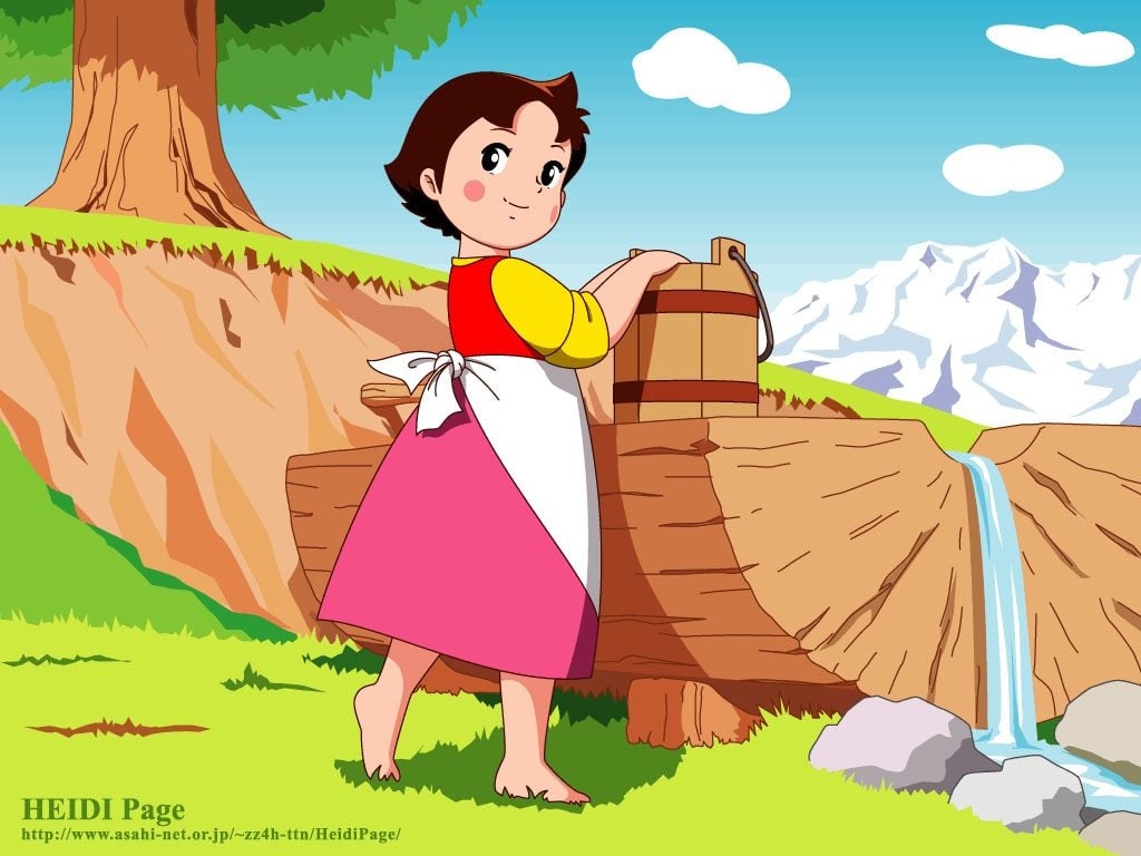 1030x770 Heidi wallpaper cartoon, Desktop