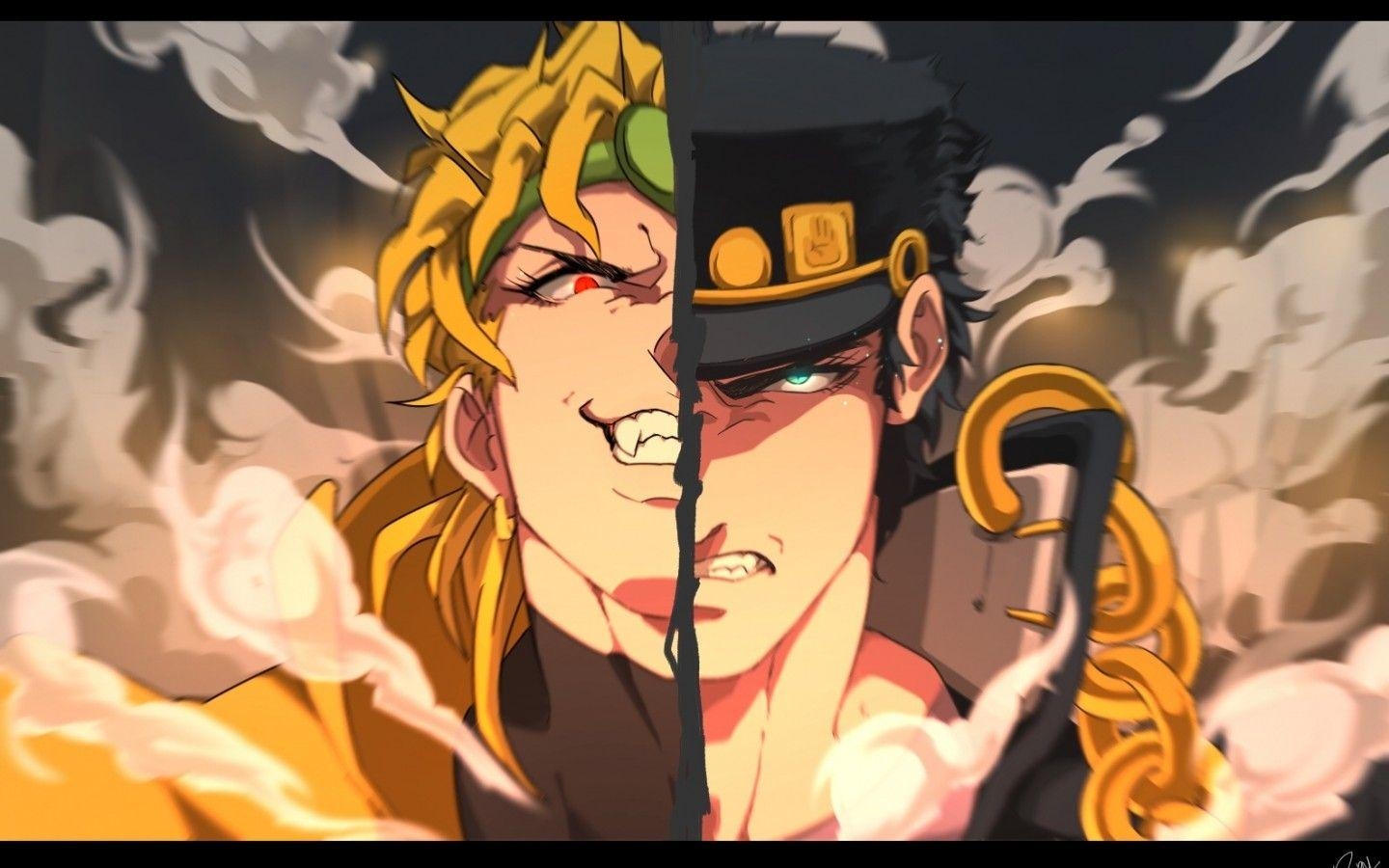 1440x900 Download  Jojo's Bizarre, Kuujou Joutarou, Dio Brando, Desktop