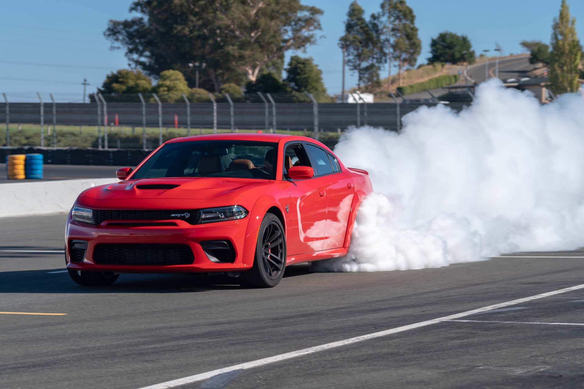 1920x1280 Dodge Charger SRT Hellcat Widebody (Color: TorRed) Burnout Wallpaper (12), Desktop