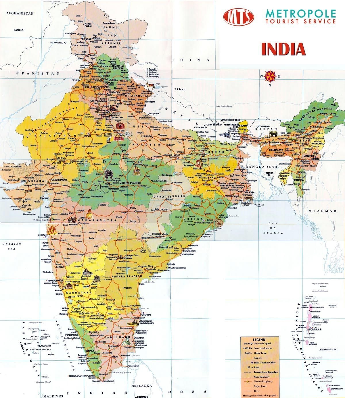 1200x1390 Map India. India map, India tourist, Tourist map, Phone