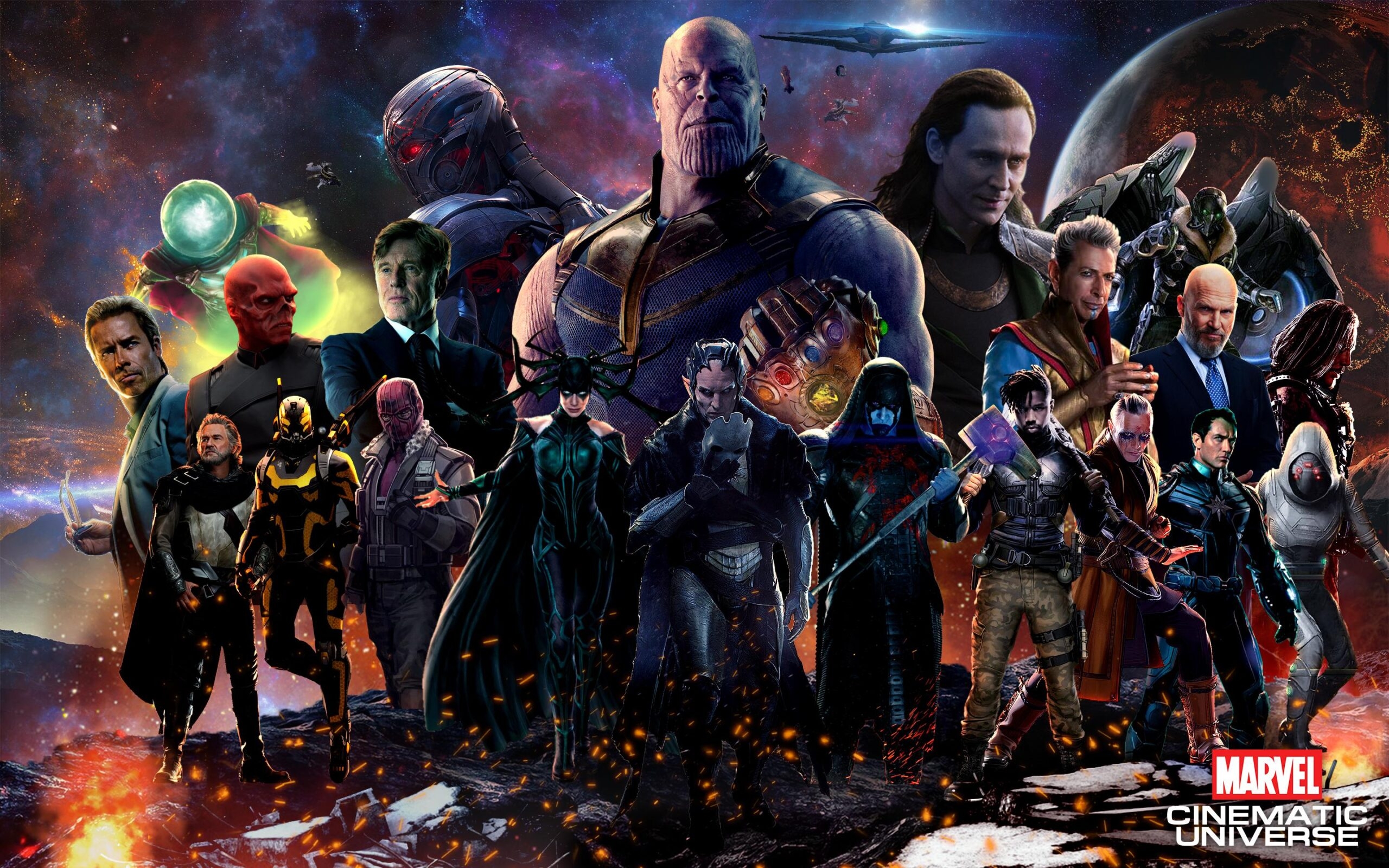 2560x1600 Marvel Cinematic Universe Villains Of All Time, Desktop