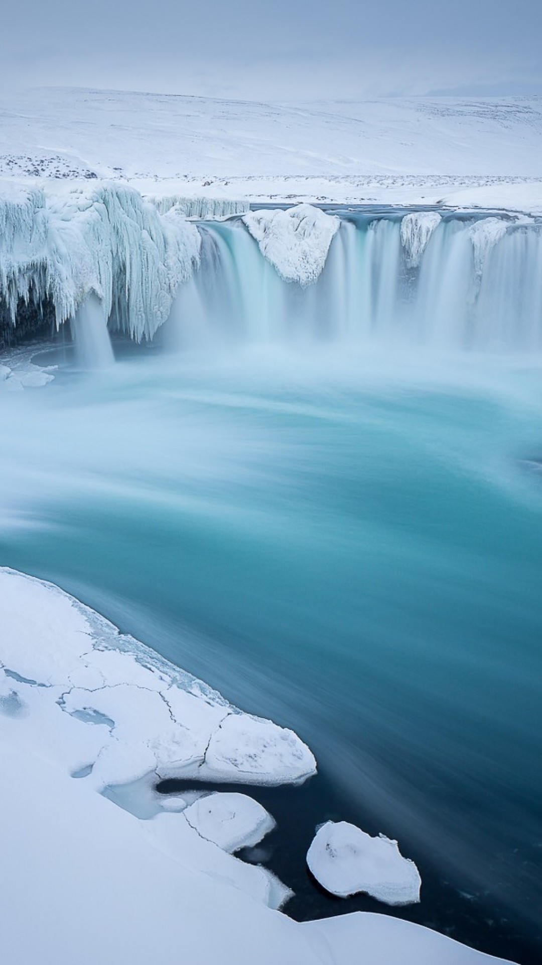 1080x1920 Iceland waterfall of the gods HD Wallpaper iPhone 6 / 6S Plus, Phone