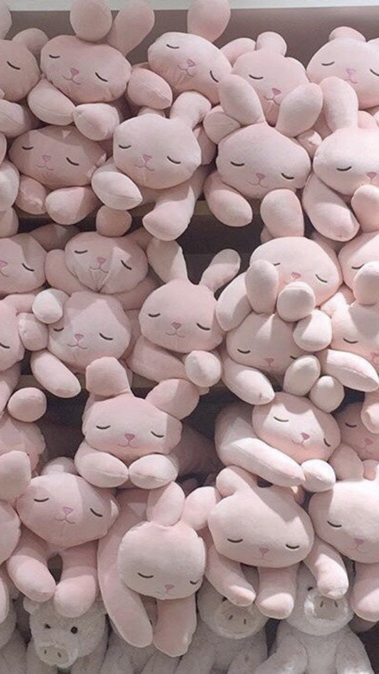 750x1340 Kawaii plushies, Pink aesthetic, Bear.com, Phone