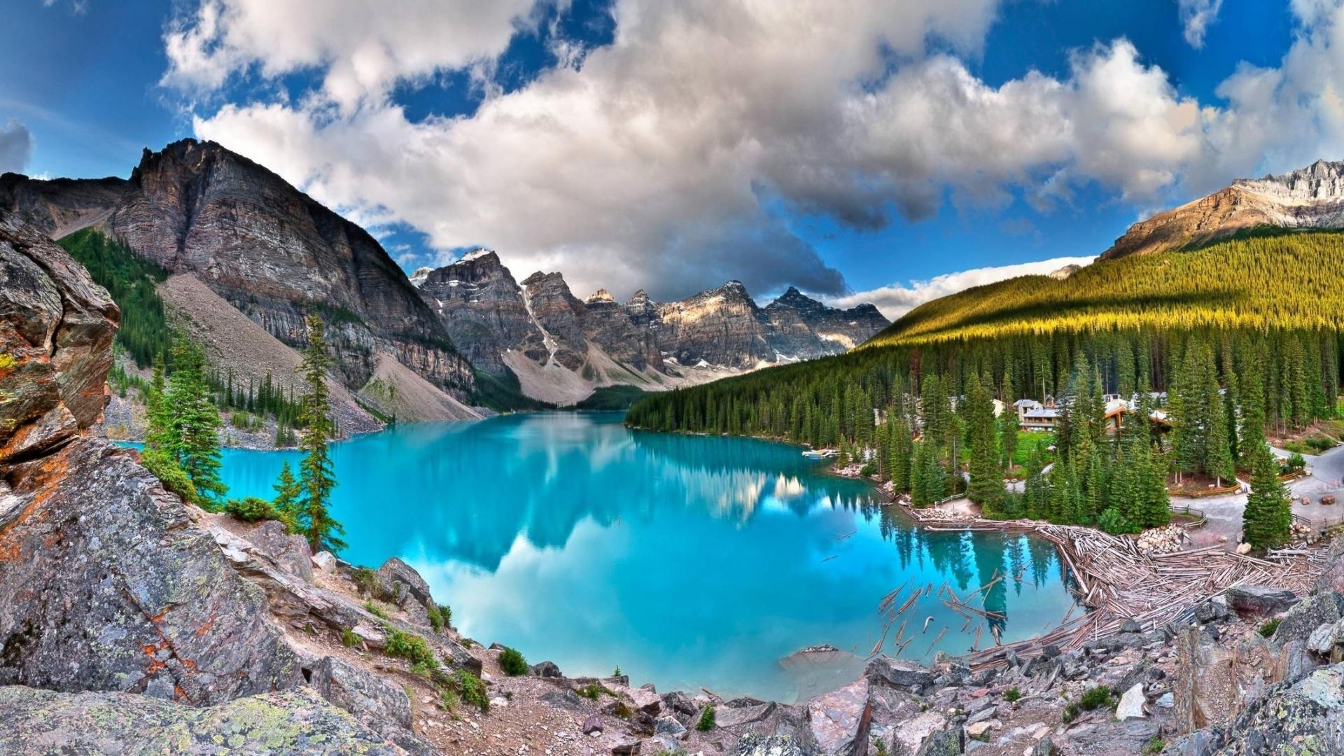 1920x1080 Banff national park canada emerald moraine lake wallpaper, Desktop