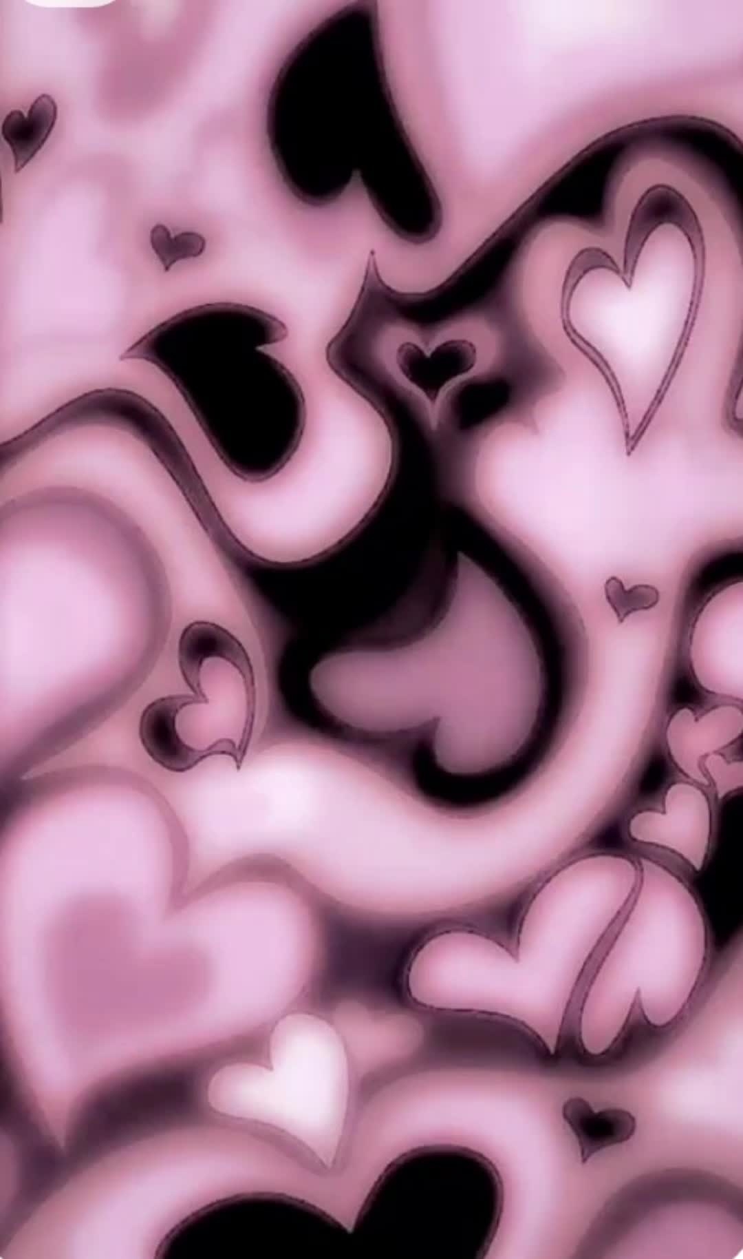 1080x1830 Fedezz fel y2k wallpaper with blurry hearts videókat, Phone