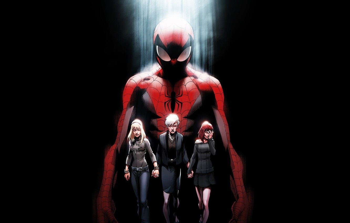 1340x850 Wallpaper may, spider man, mary jane, gwen stacy image for desktop, section фантастика, Desktop