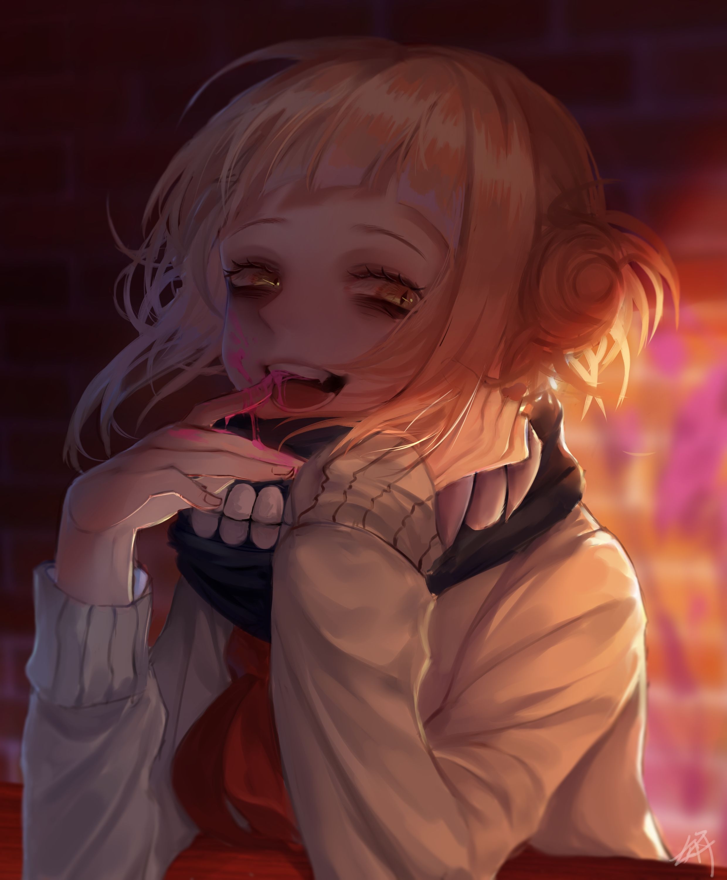 2480x3000 Himiko Toga Art iPhone XS MAX.wallpaperden.com, Phone