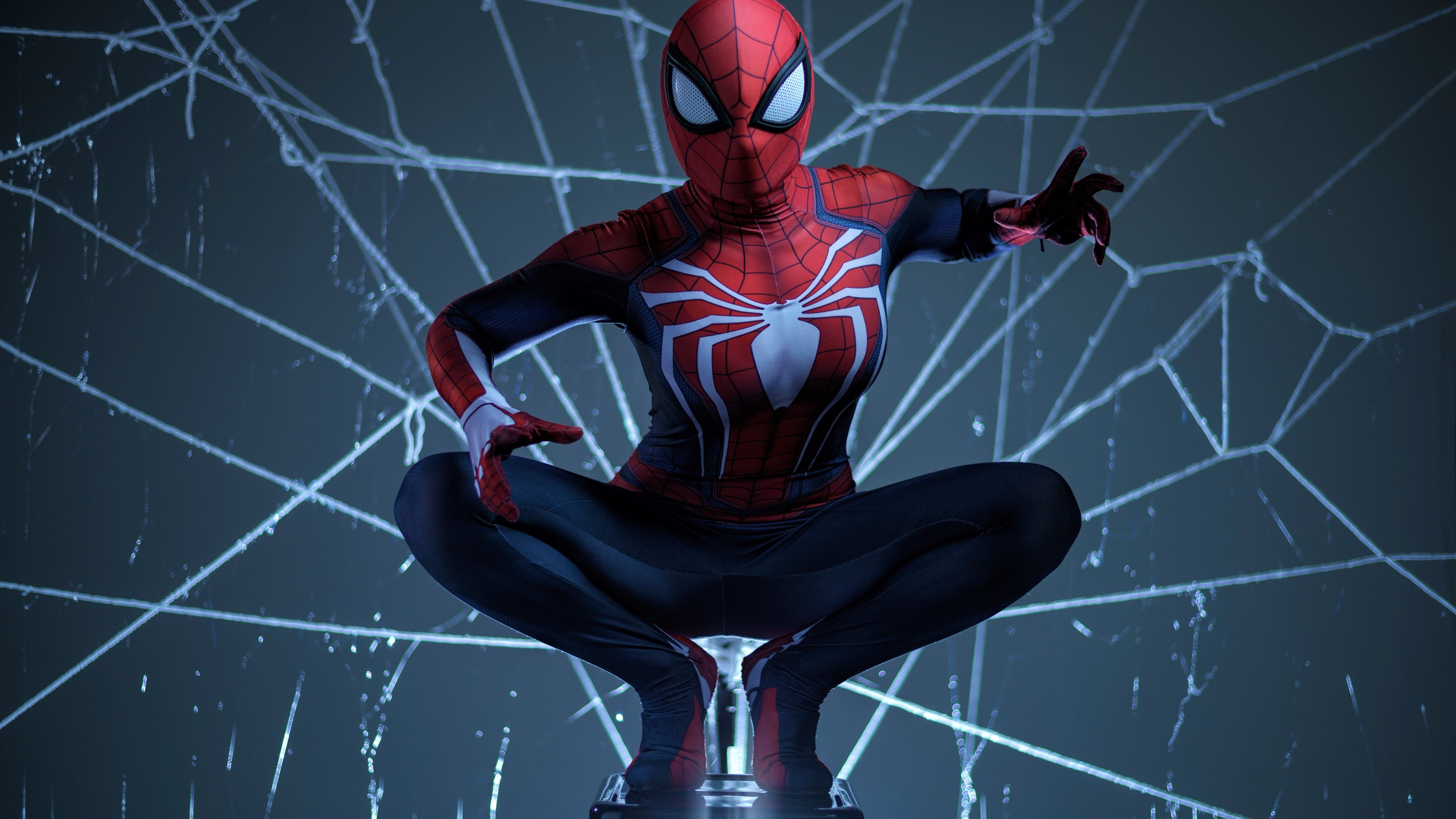 3840x2160 Spiderman Cosplay 8k 4k HD 4k Wallpaper, Image, Desktop